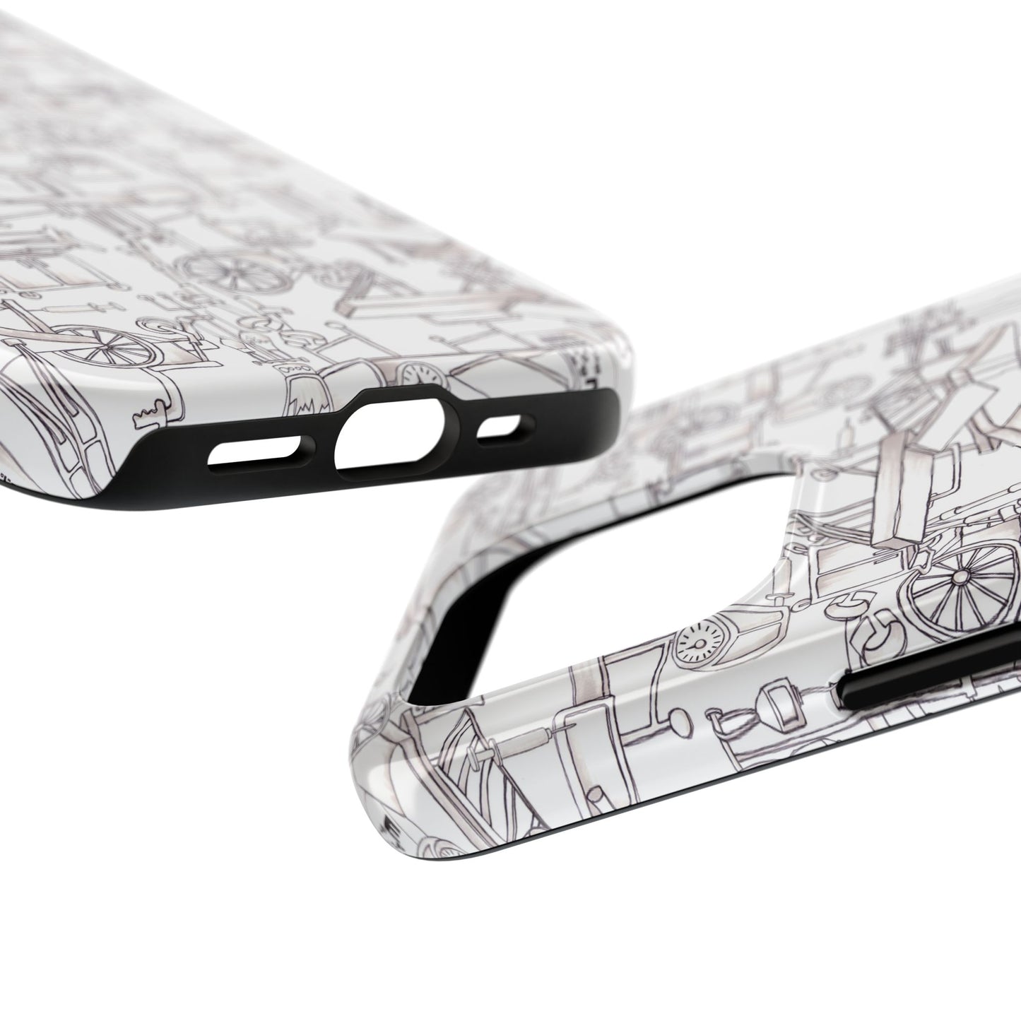 Essentials White / White Phone Case