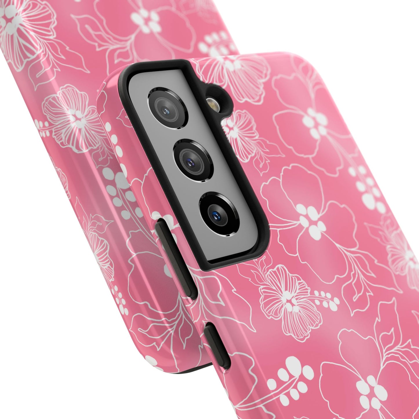 Lacey Hibiscus Pink Phone Case