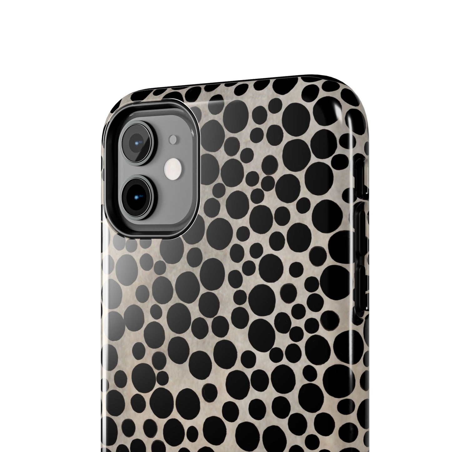 Felt Dots Silver Phone Case