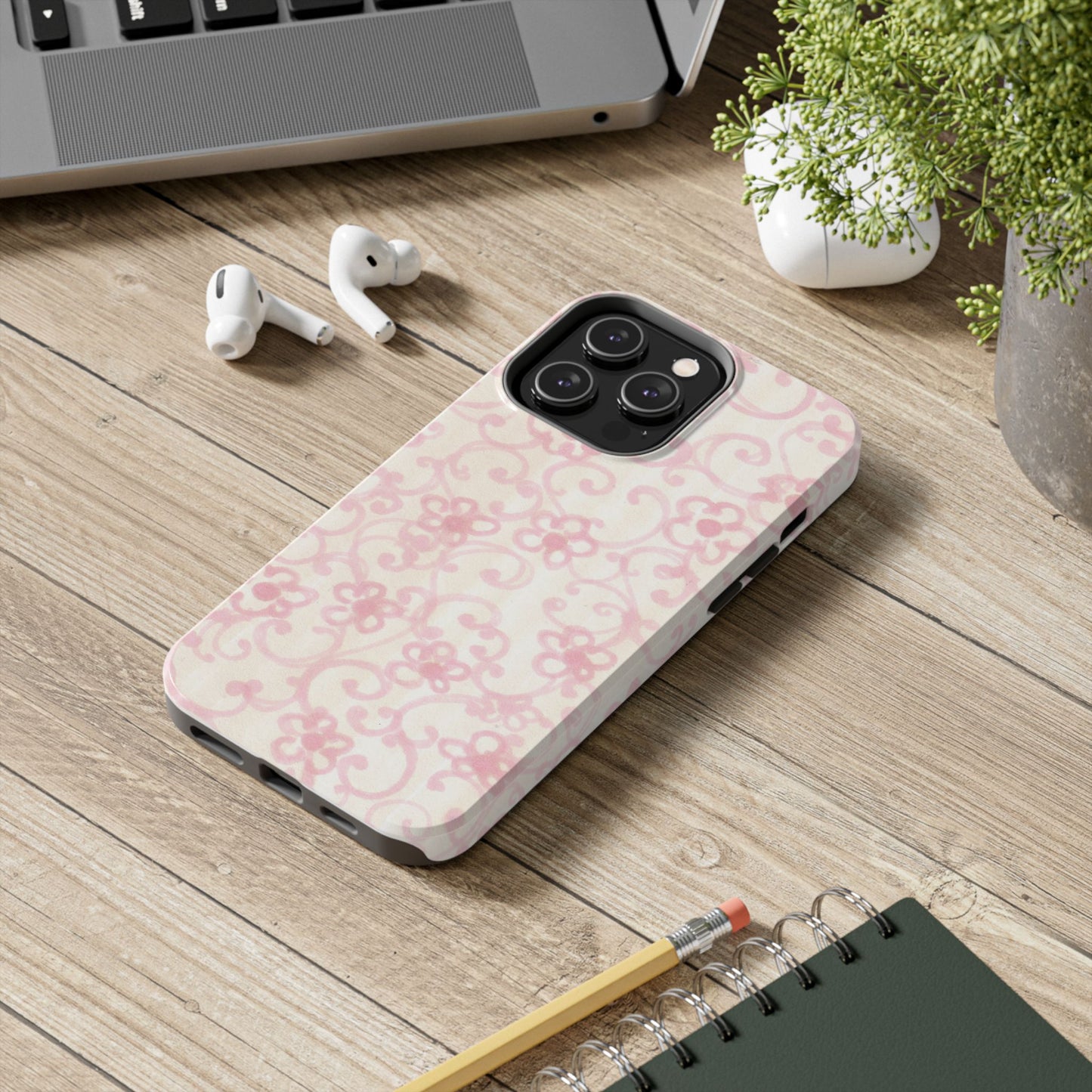 Floral Scroll Phone Case