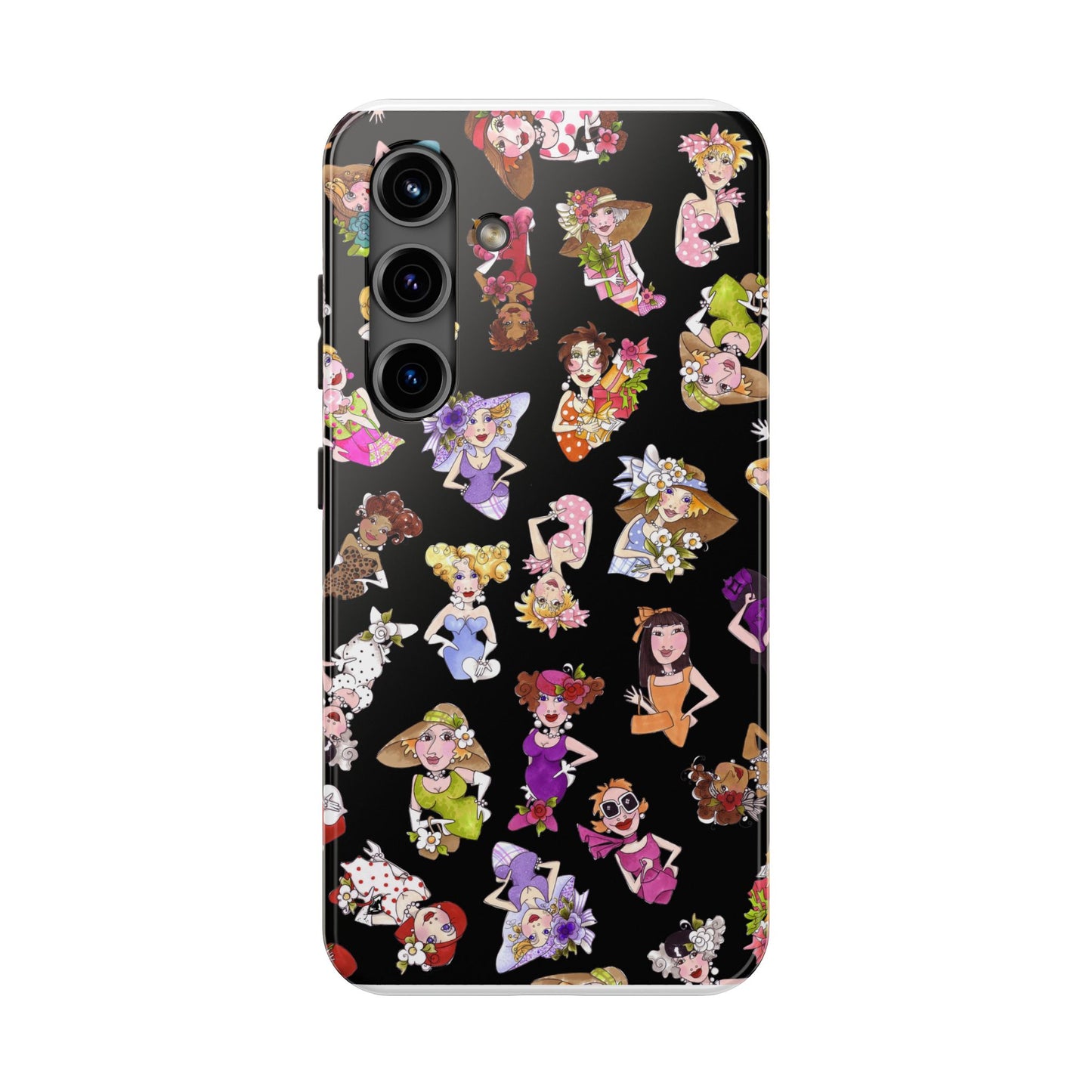 Fast Women Tossed Black Phone Case