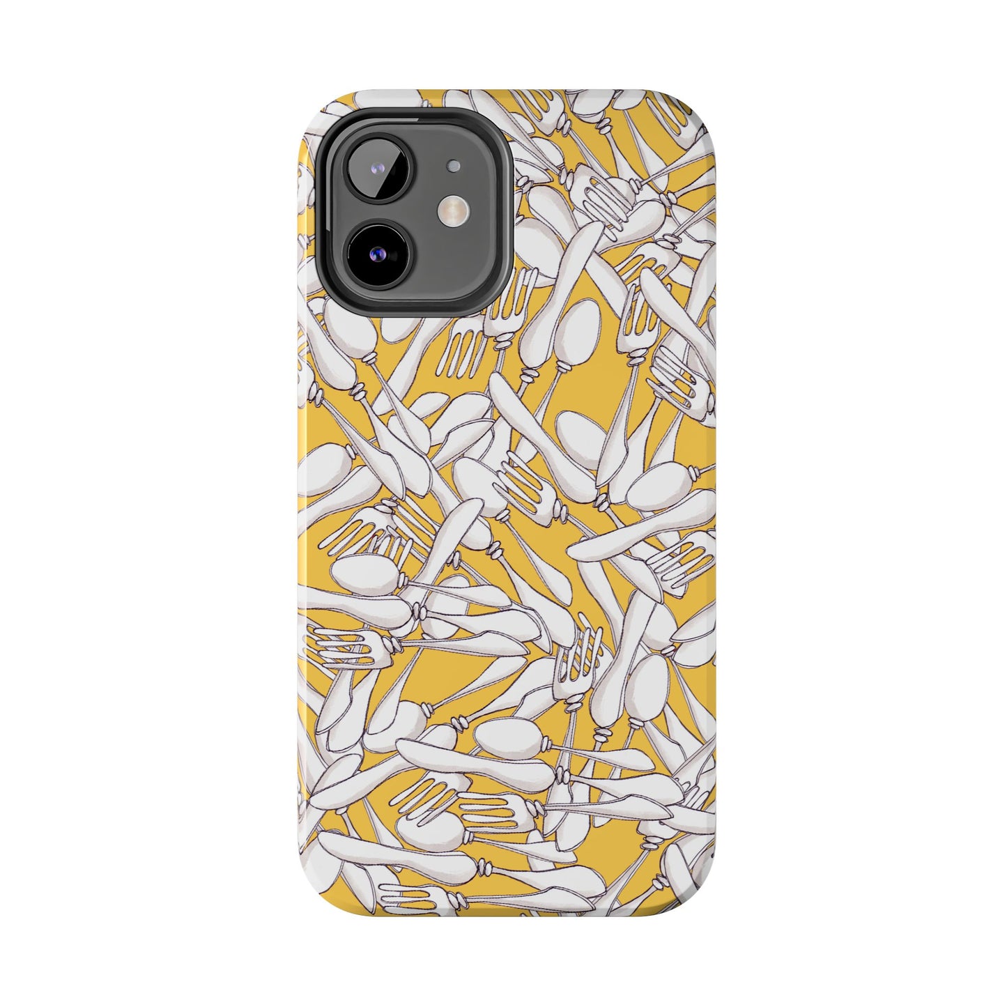 Silverware Wars Yellow Phone Case