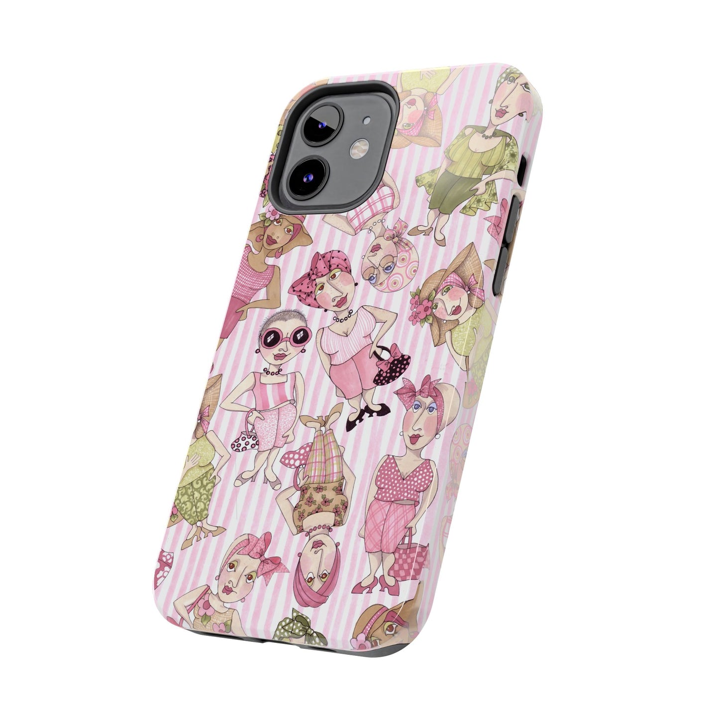 Tossed Ladies Pink Phone Case