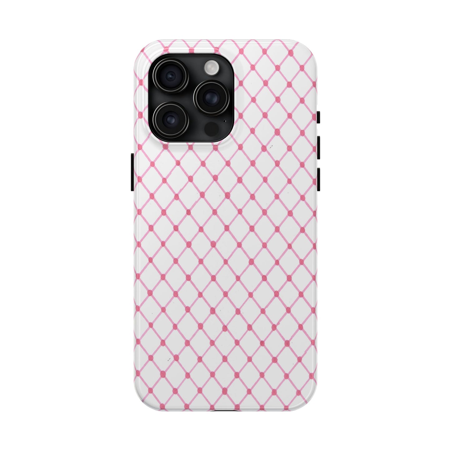 Diamond White / Pink Phone Case