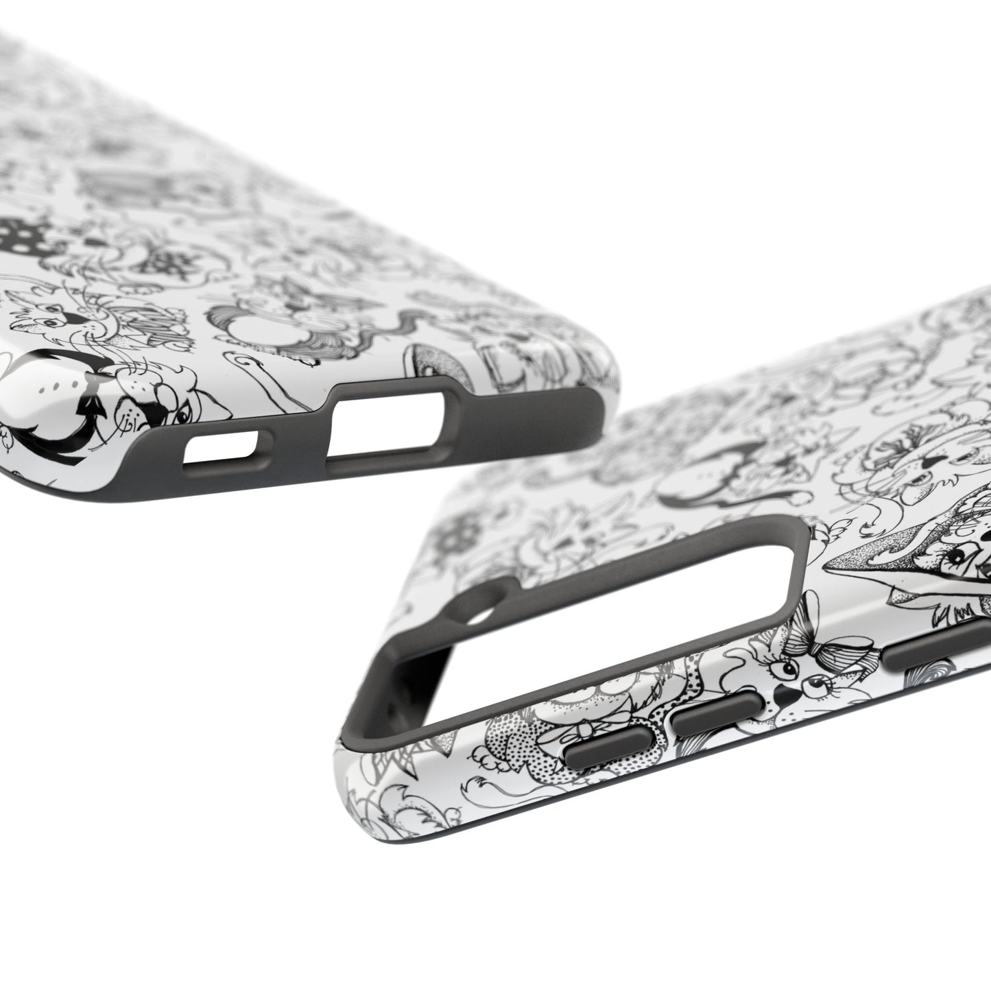 So Kitties Tossed White Phone Case