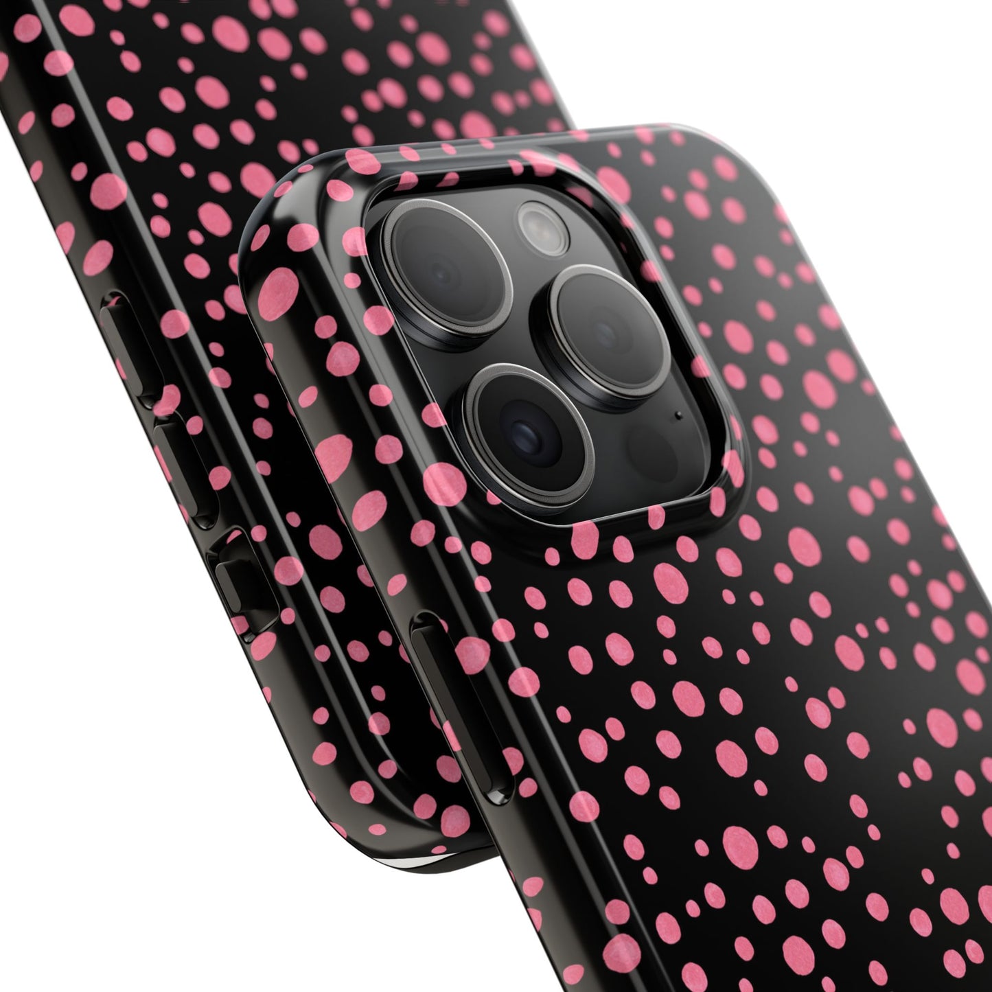 Balloon Dots Black / Pink Phone Case