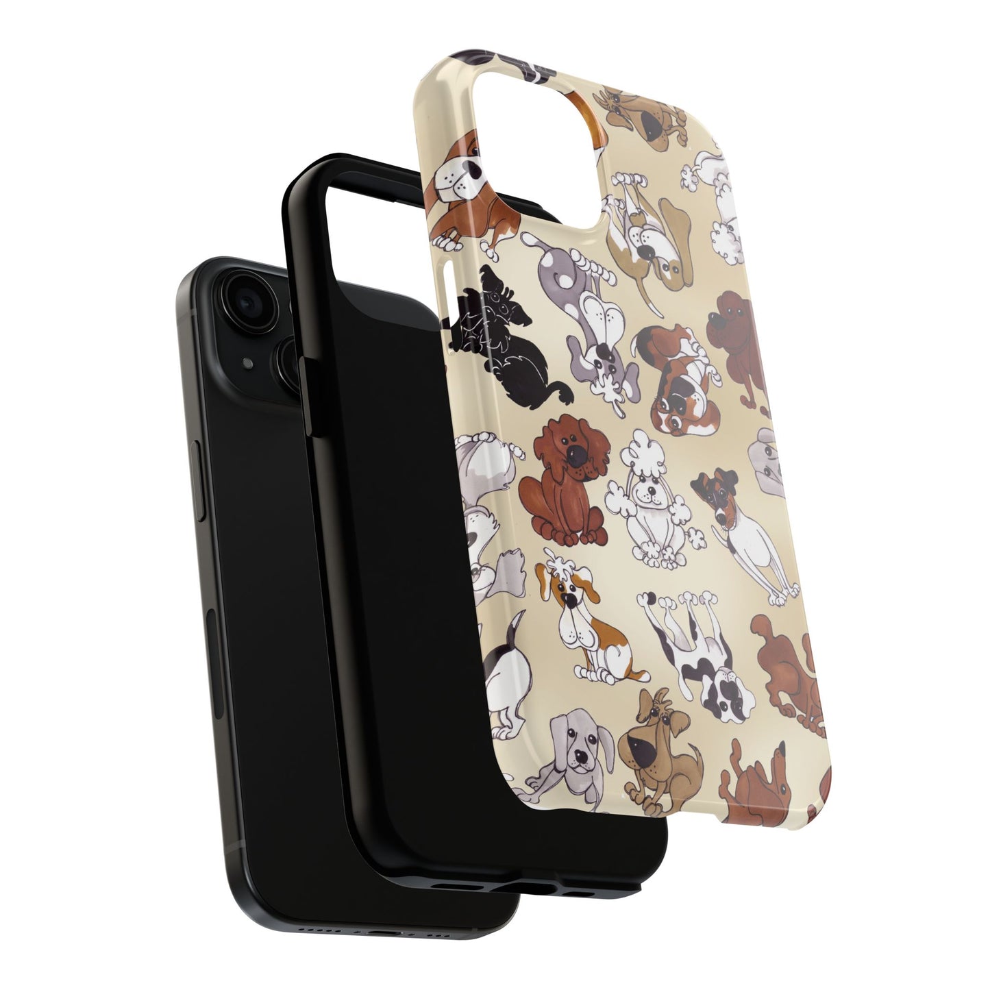 Tossed Doggies Bone Phone Case