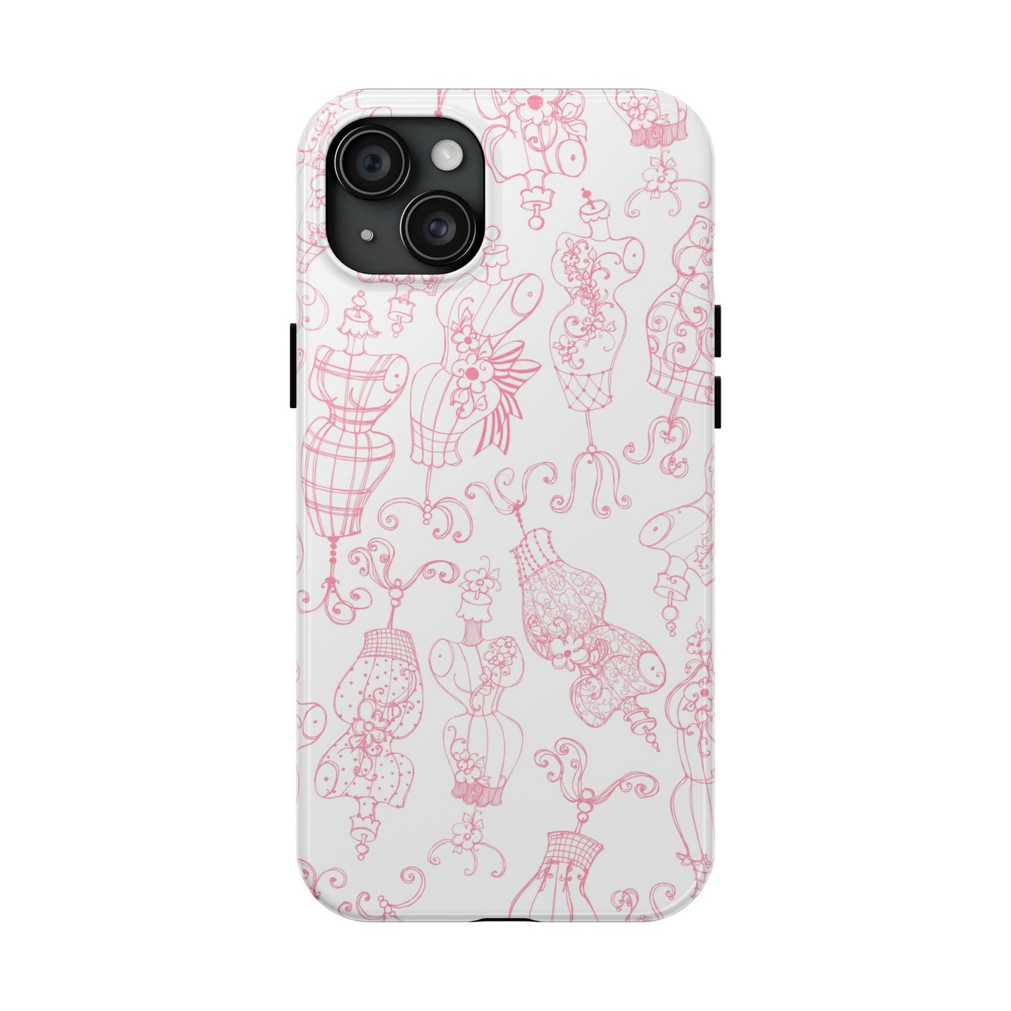Mannequinique White / Pink Phone Case