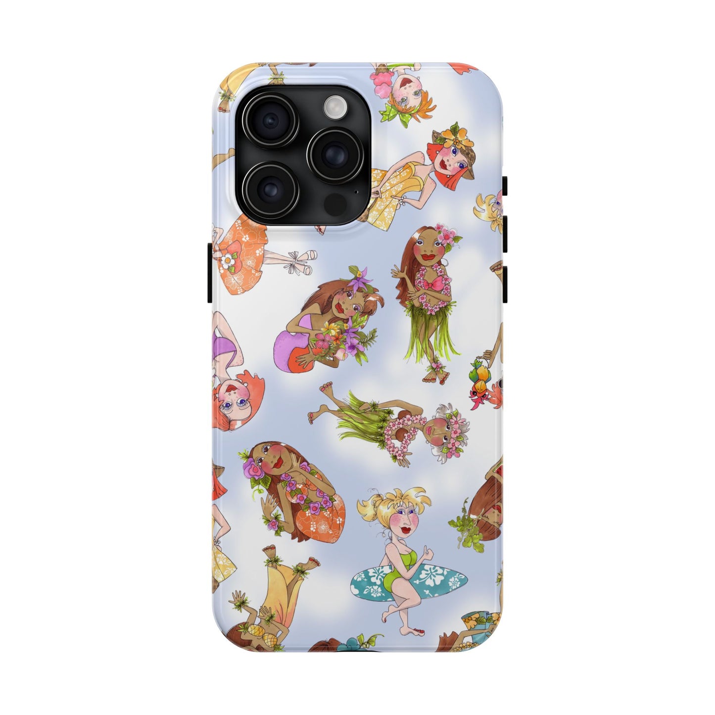 Island Toss Blue Sky Phone Case