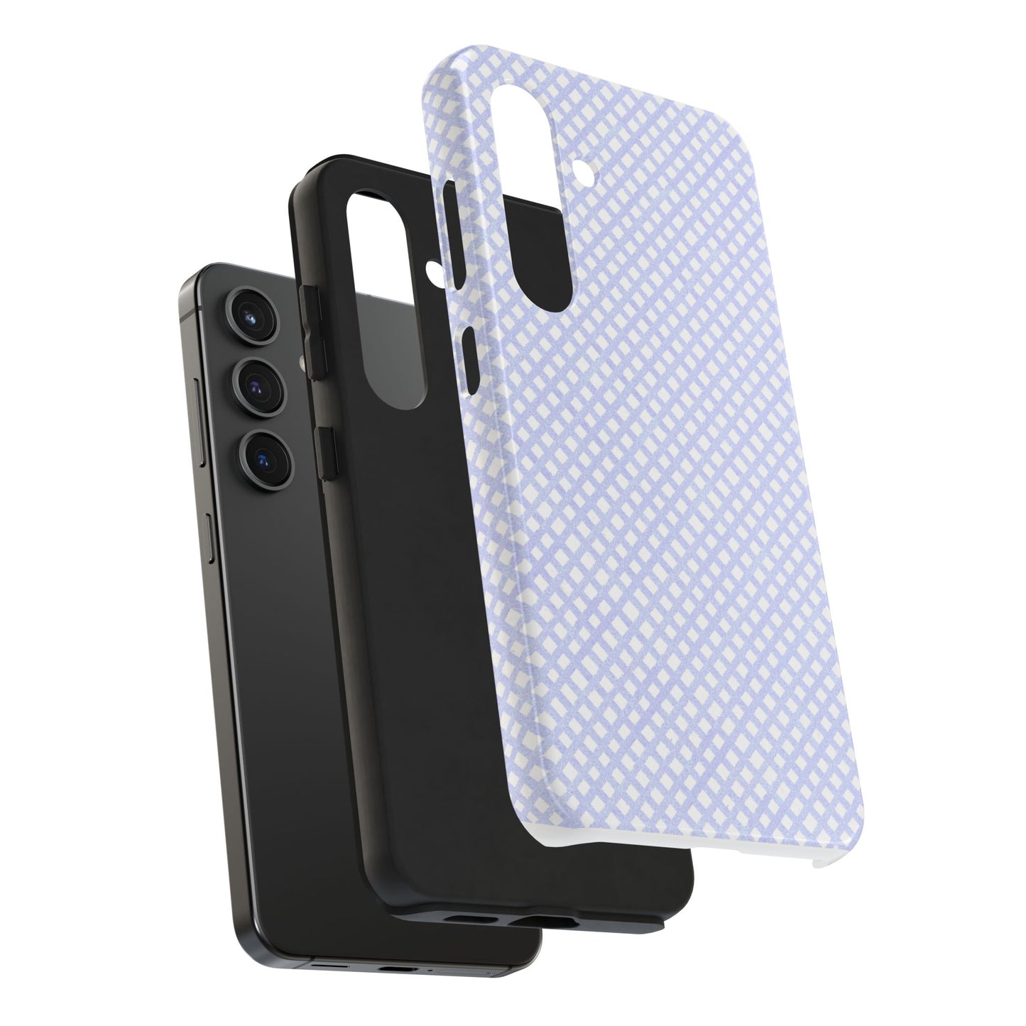 Bias Check Light Blue Phone Case