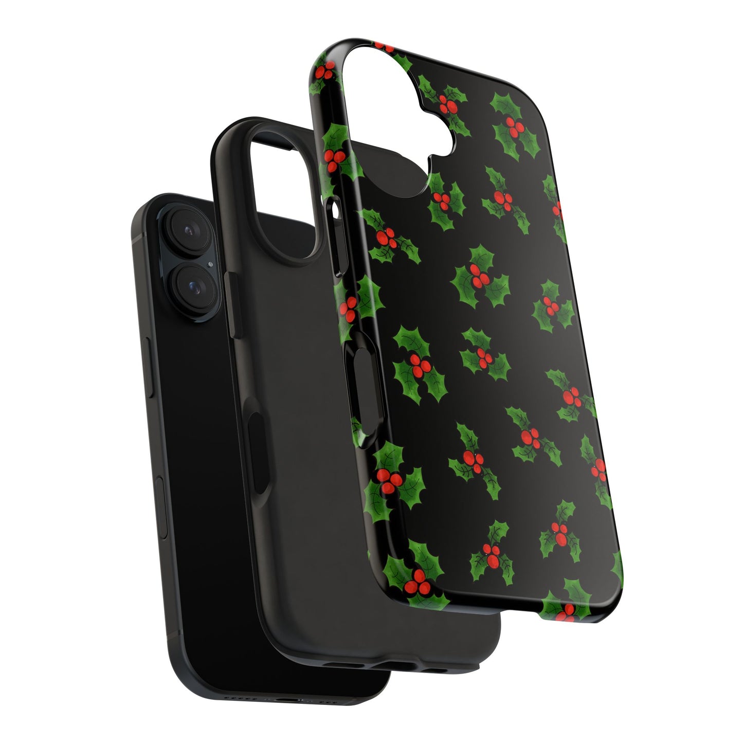 Lotsa Holly Black Phone Case