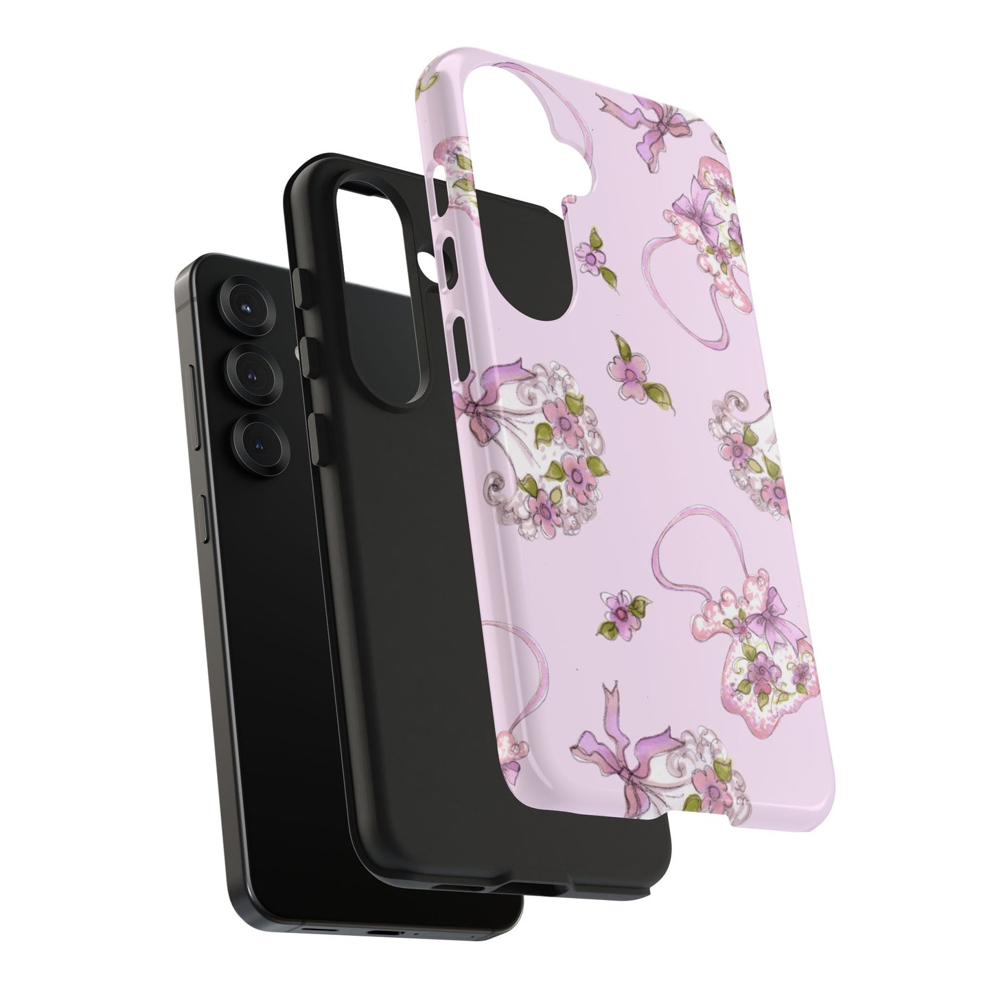 Flower Model Hand Bag Phone Case