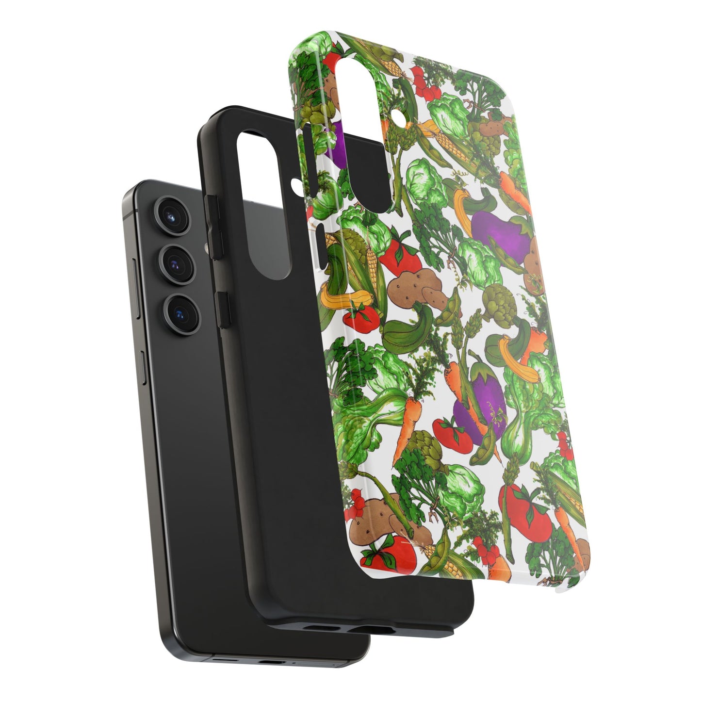 Veggie Jungle White Phone Case
