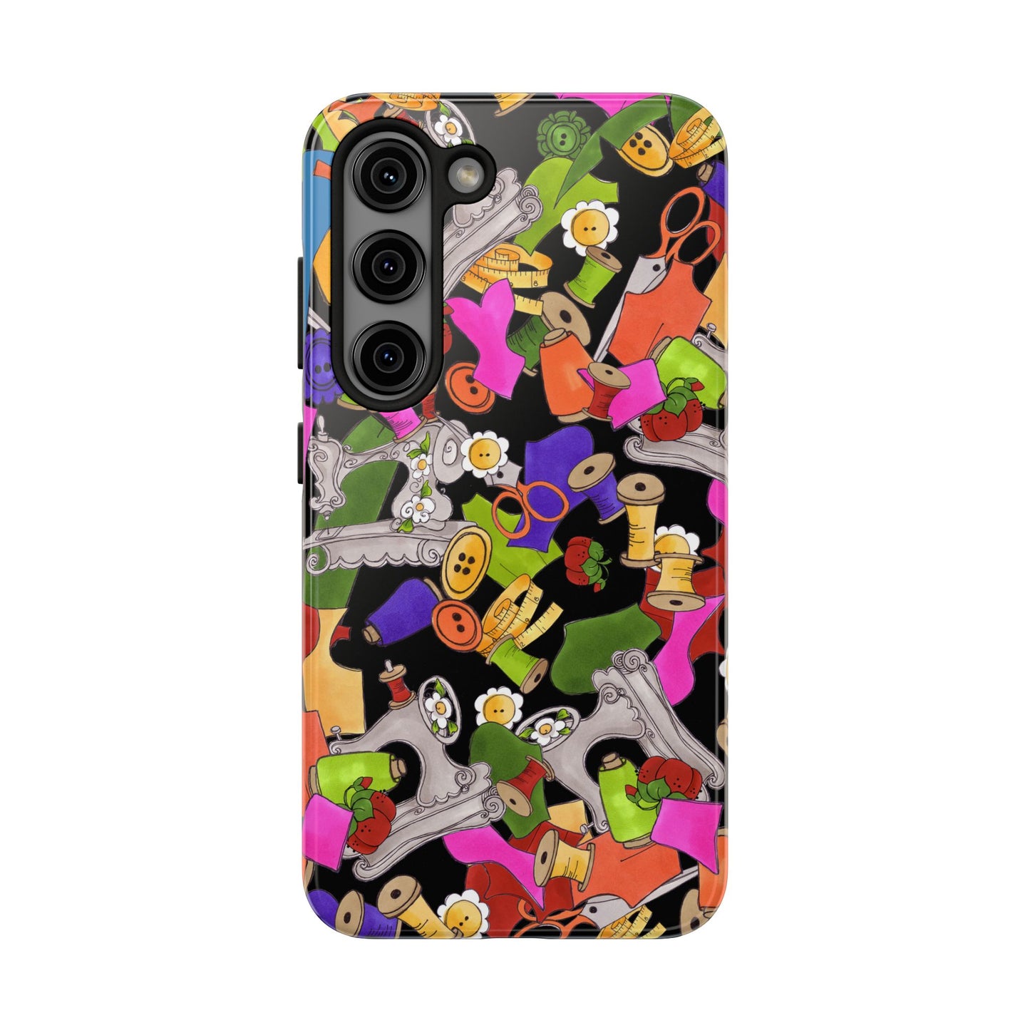 Kaleidasew Black Phone Case