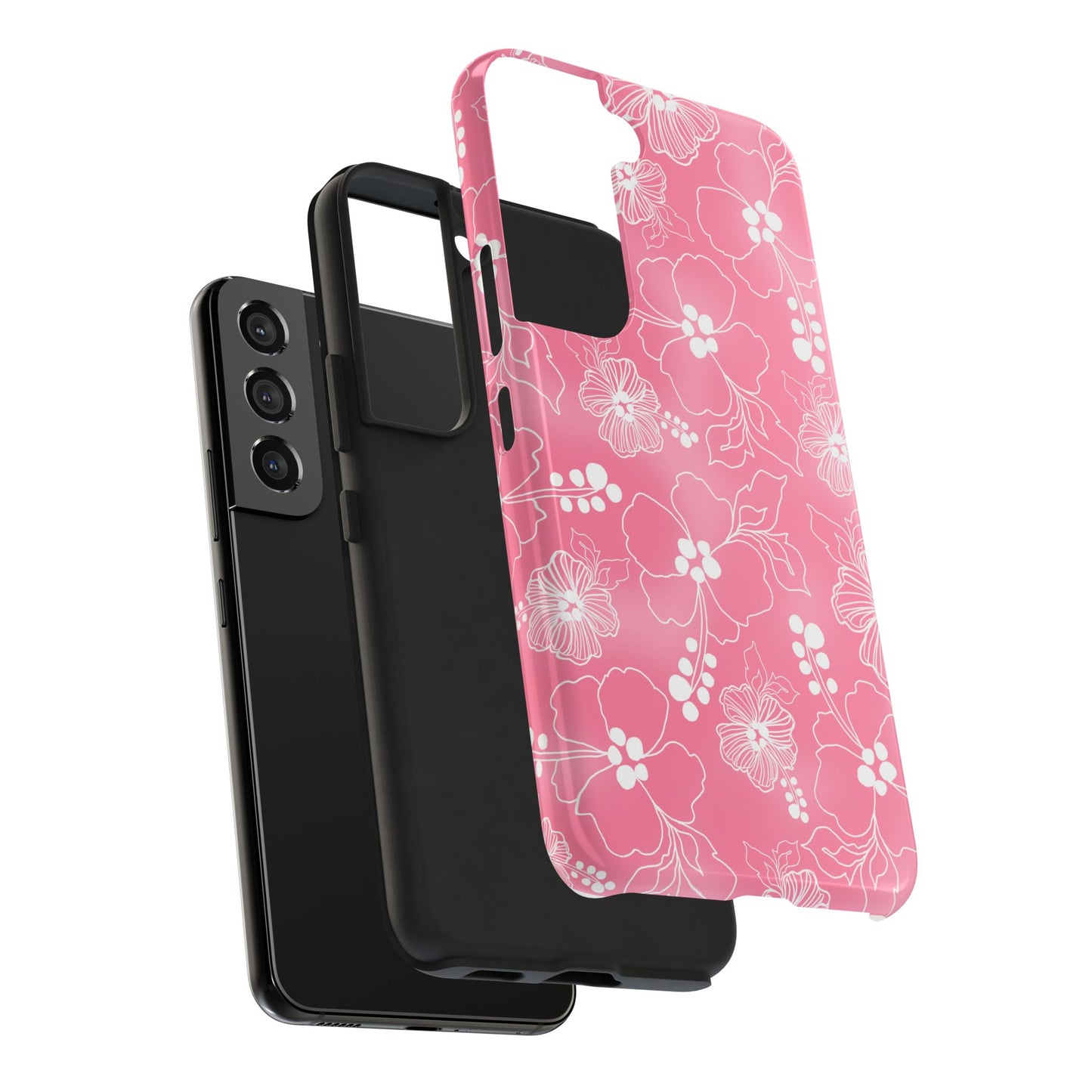 Lacey Hibiscus Pink Phone Case