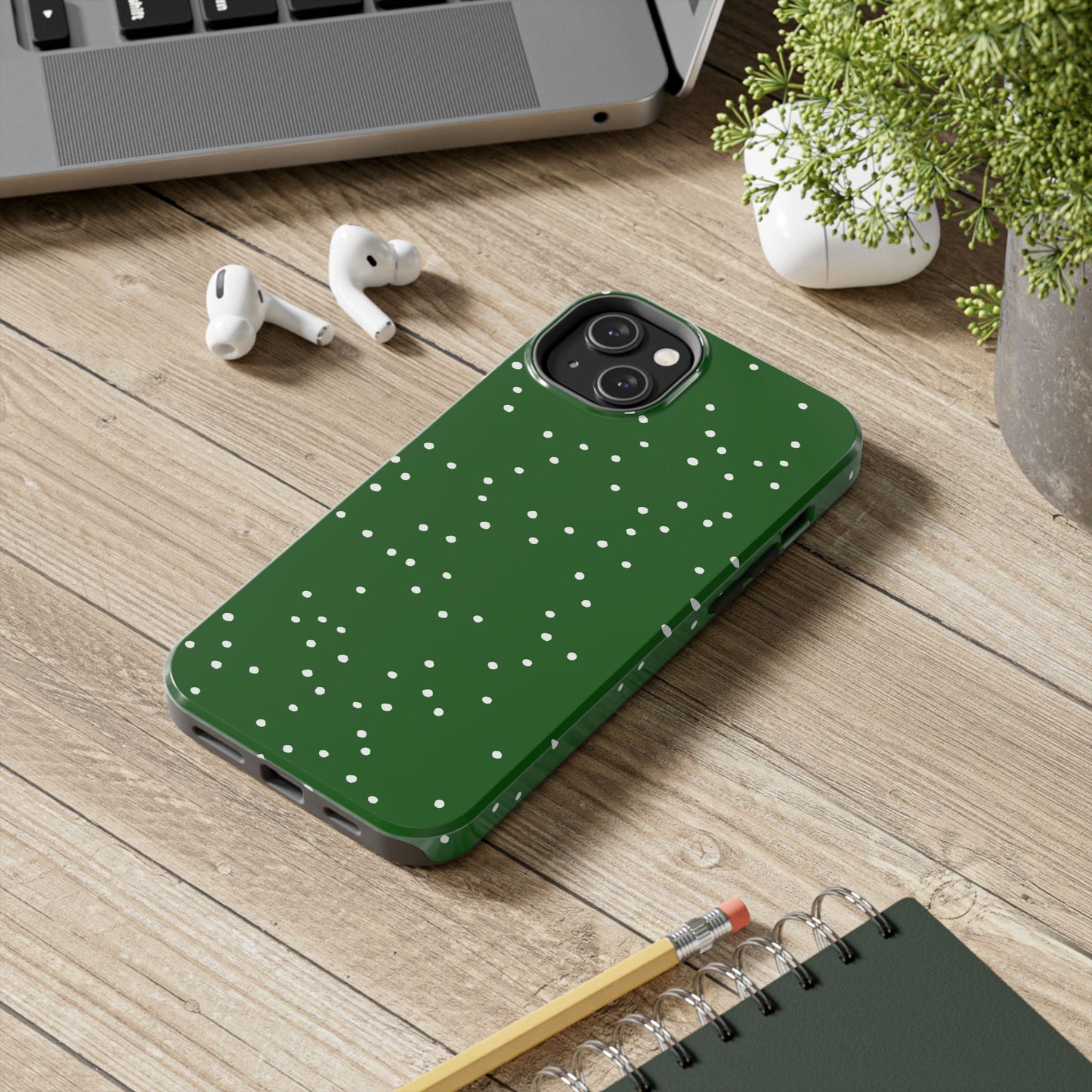 Star Dots Green Phone Case