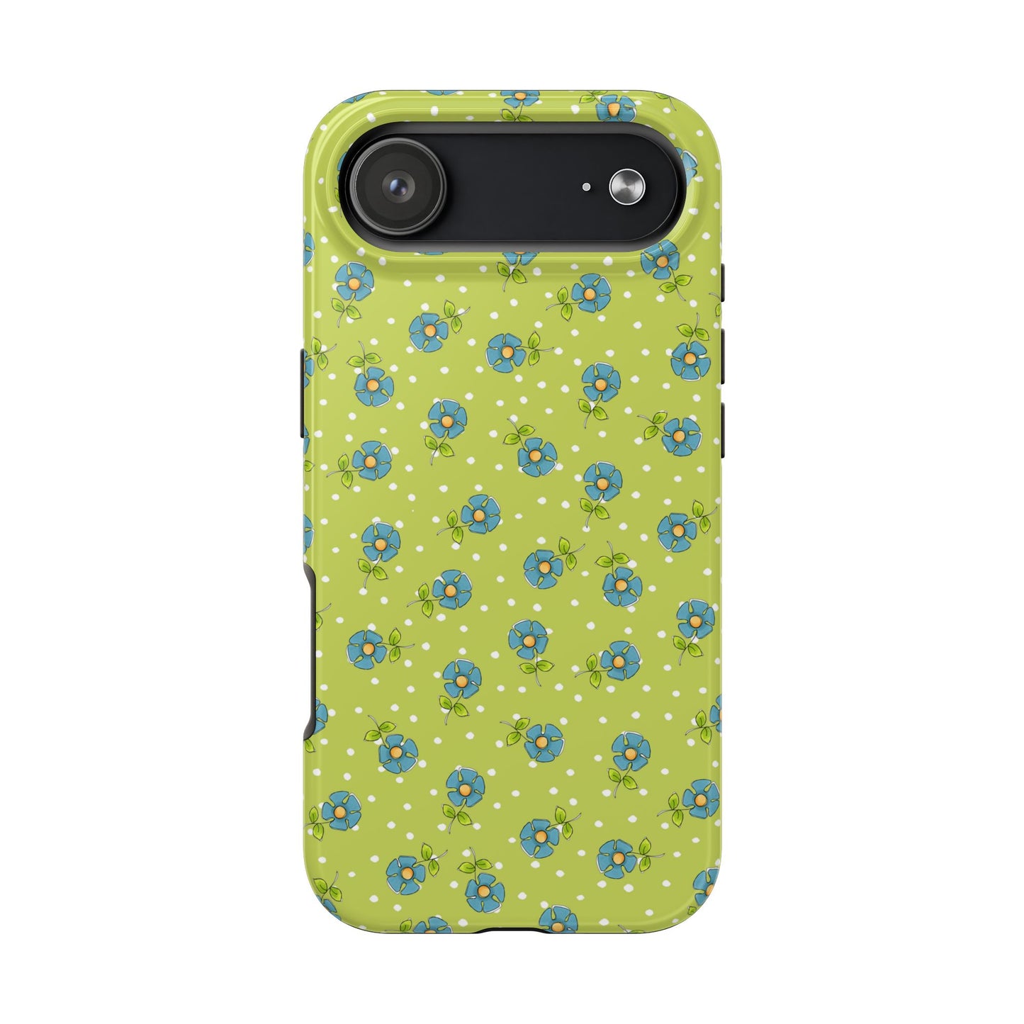 Daisy Dots Green Phone Case