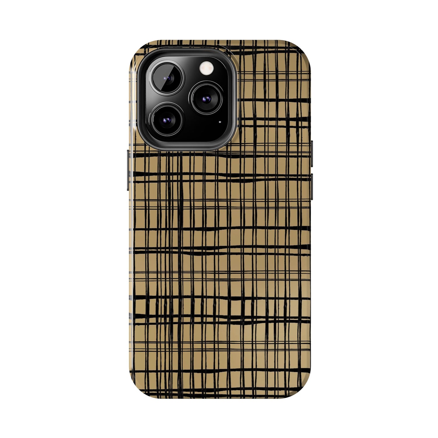Doggie Fence Tan Phone Case