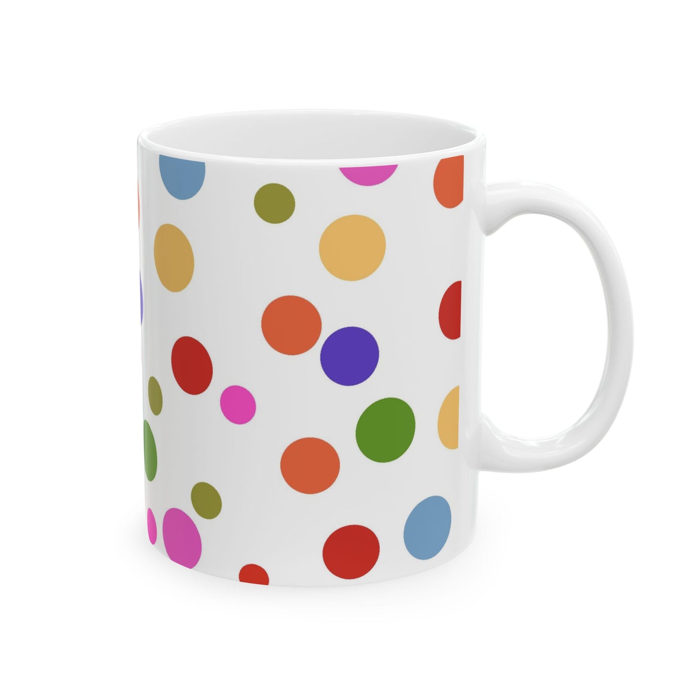 Dot Assortment White Cup