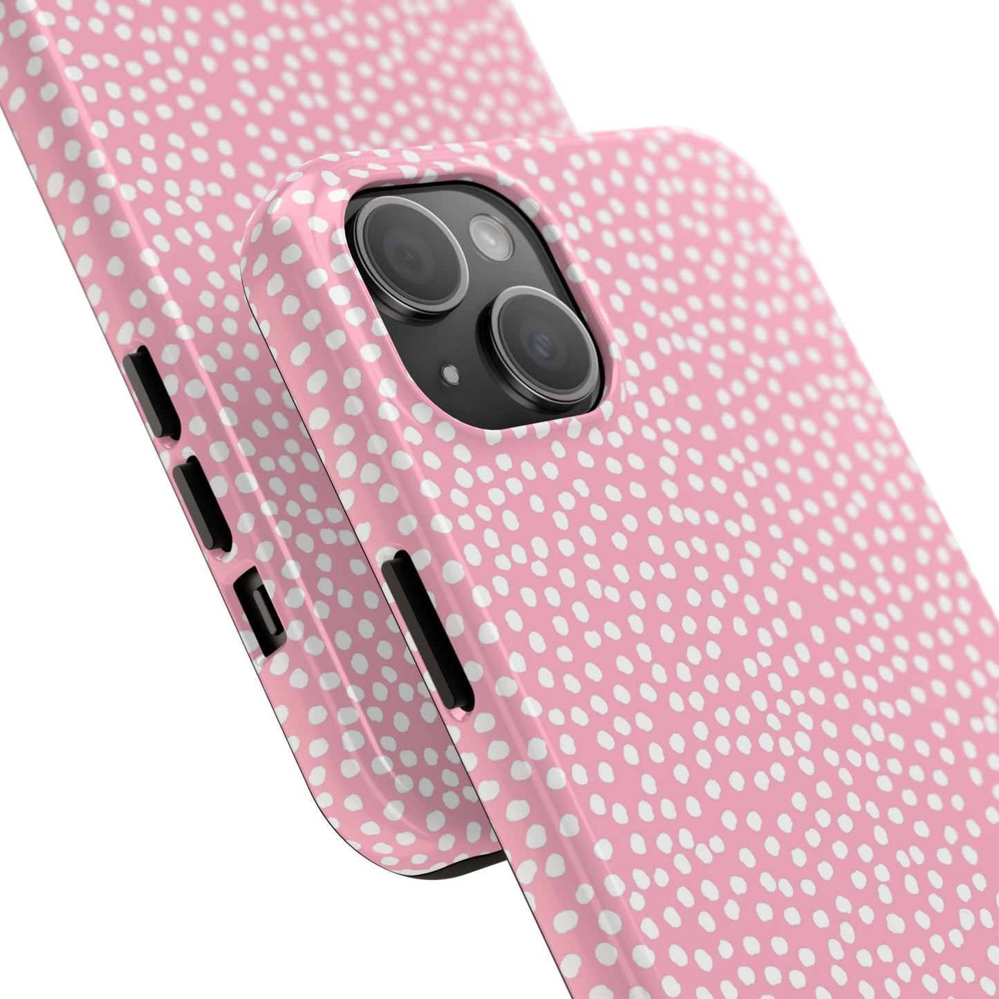 Bitty Dots Pink / White Phone Case