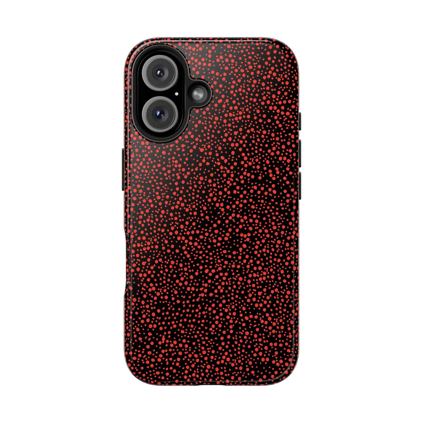 Confetti Red / Black Phone Case