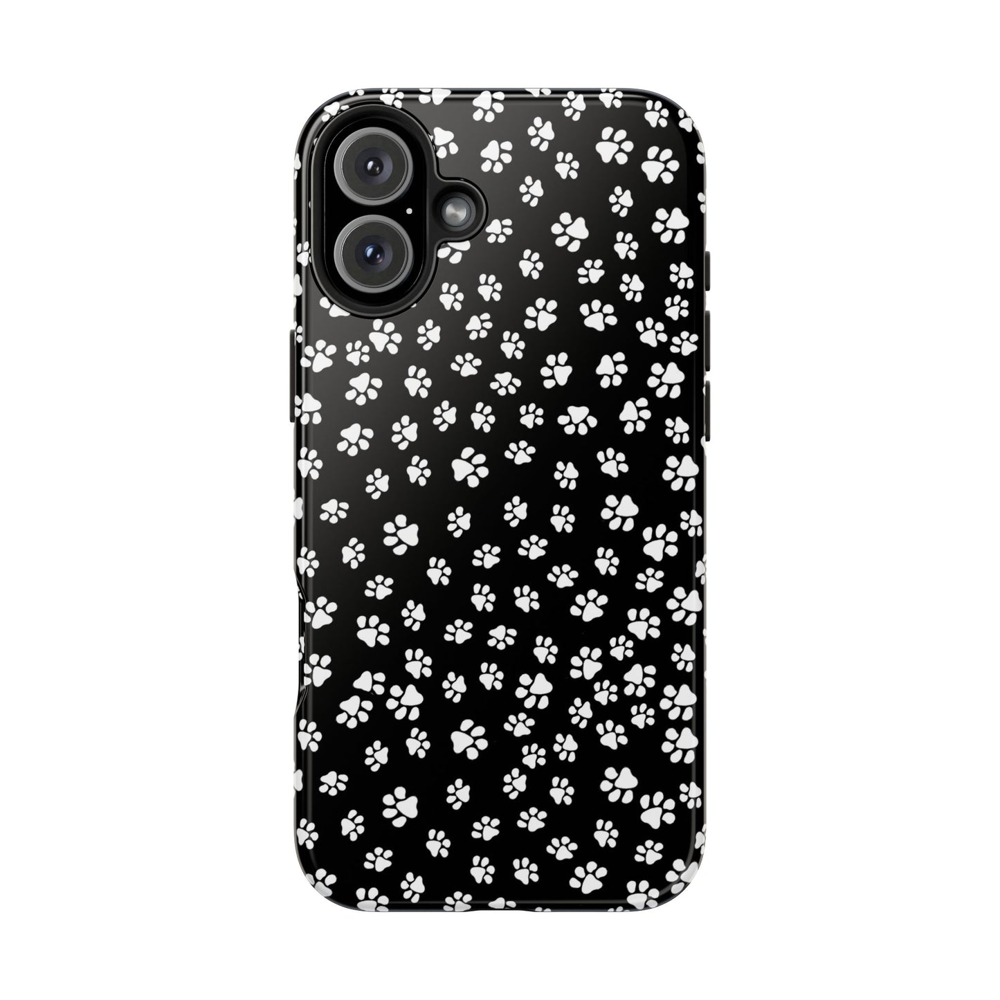 Little Paws Black / White Phone Case