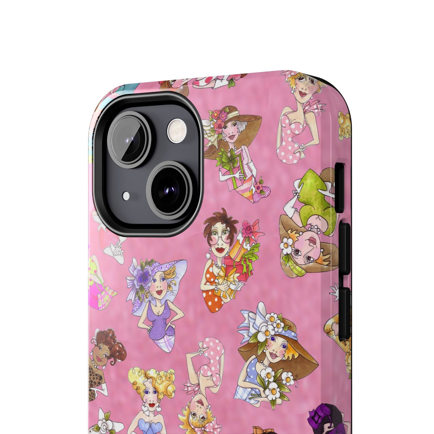 Fast Women Tossed Pink Phone Case