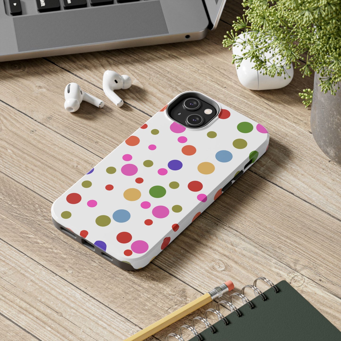 Dot Assortment White Phone Case