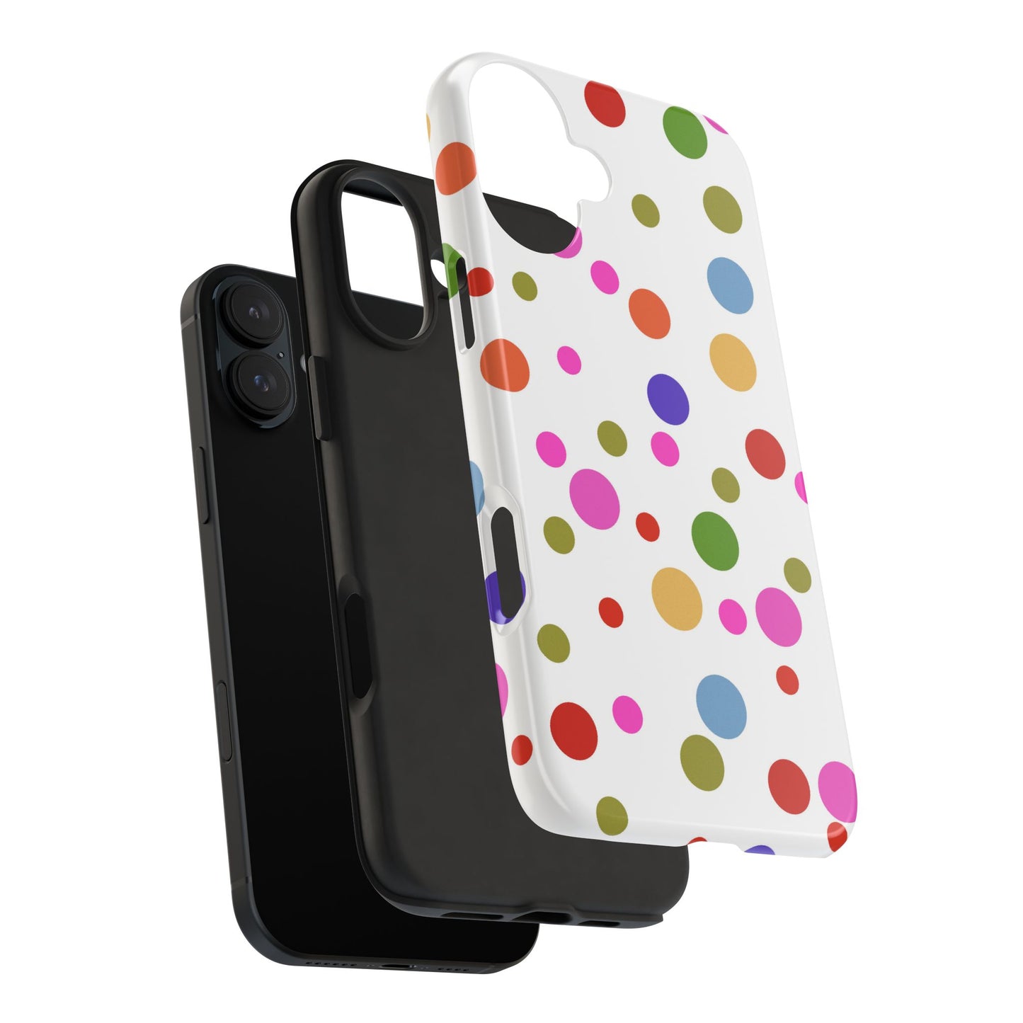 Dot Assortment White Phone Case