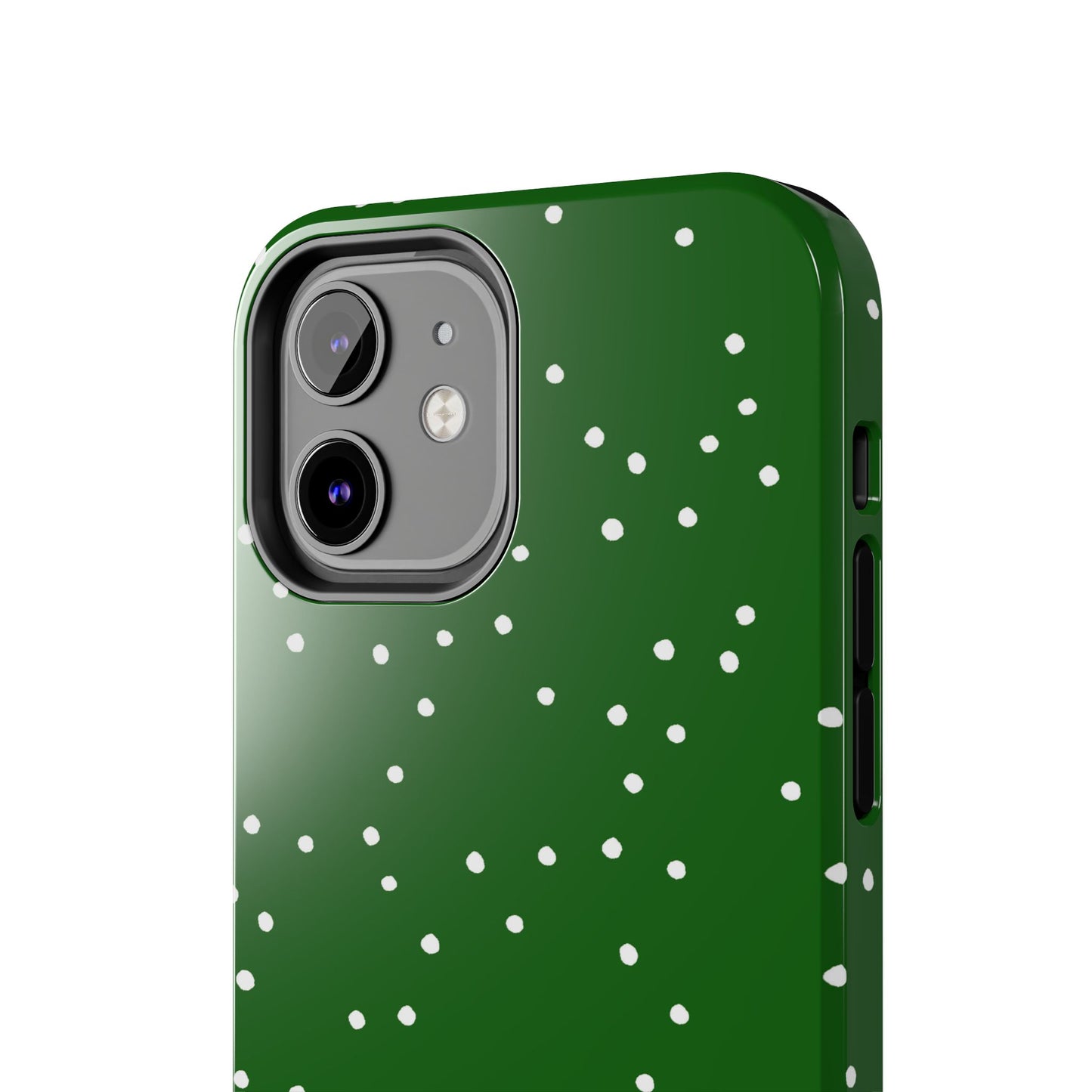 Dinky Dots Green / White Phone Case