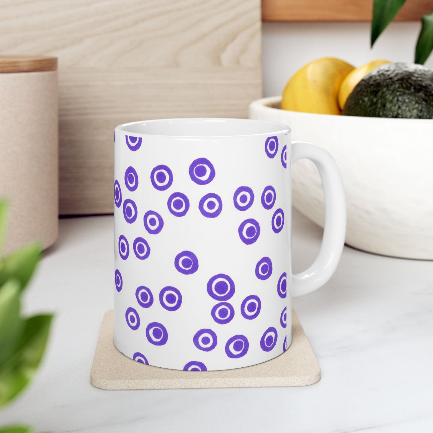 Dots Blue Cup