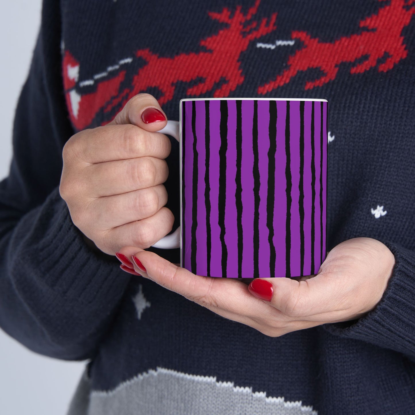 Sorta Stripe Purple / Black Cup