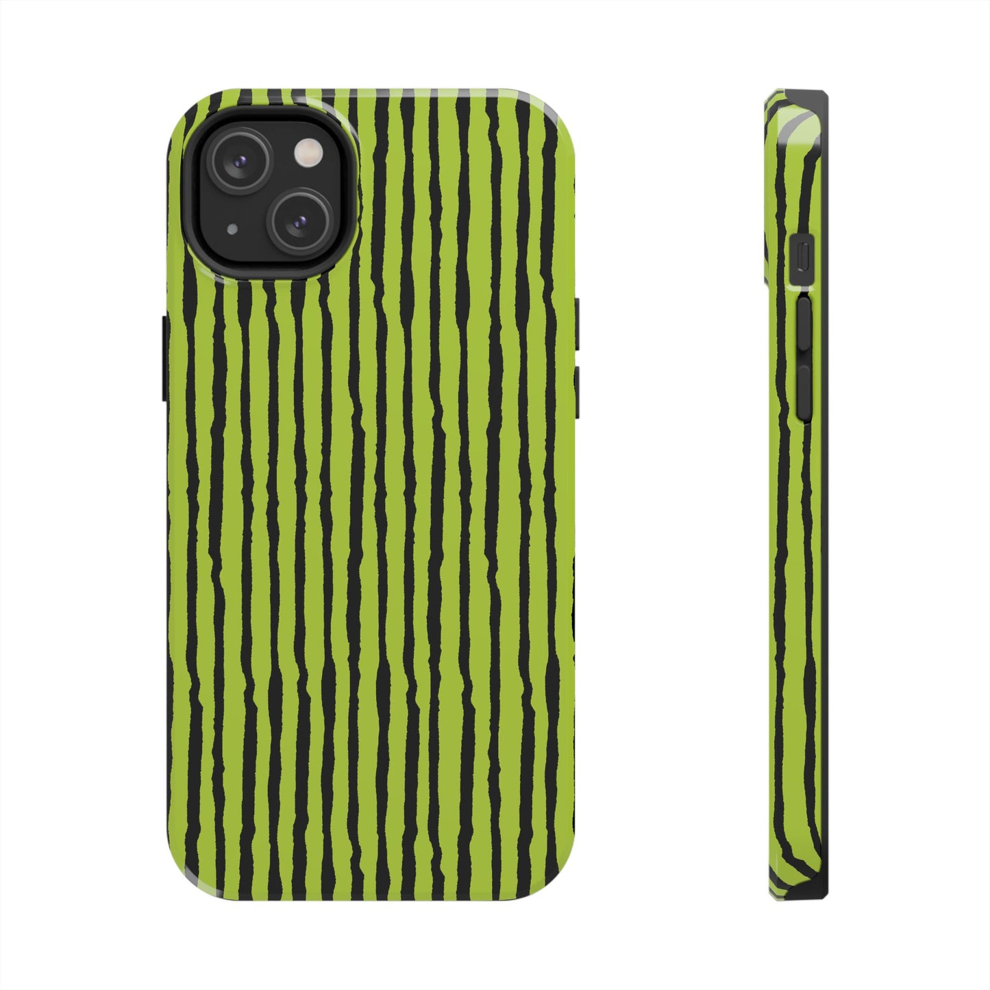 Sorta Stripe Green / Black Phone Case