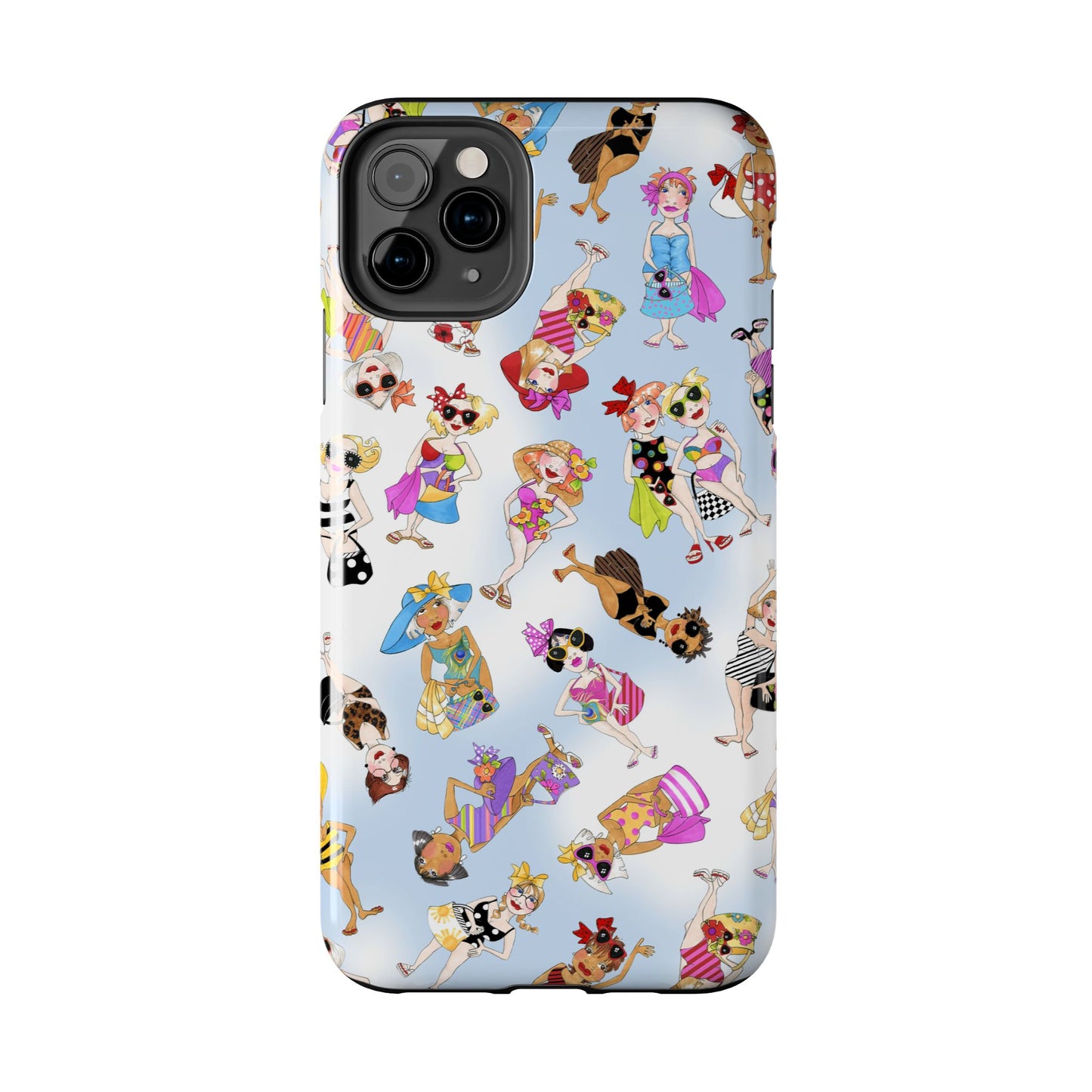 Tossed Beauties Blue Sky Phone Case