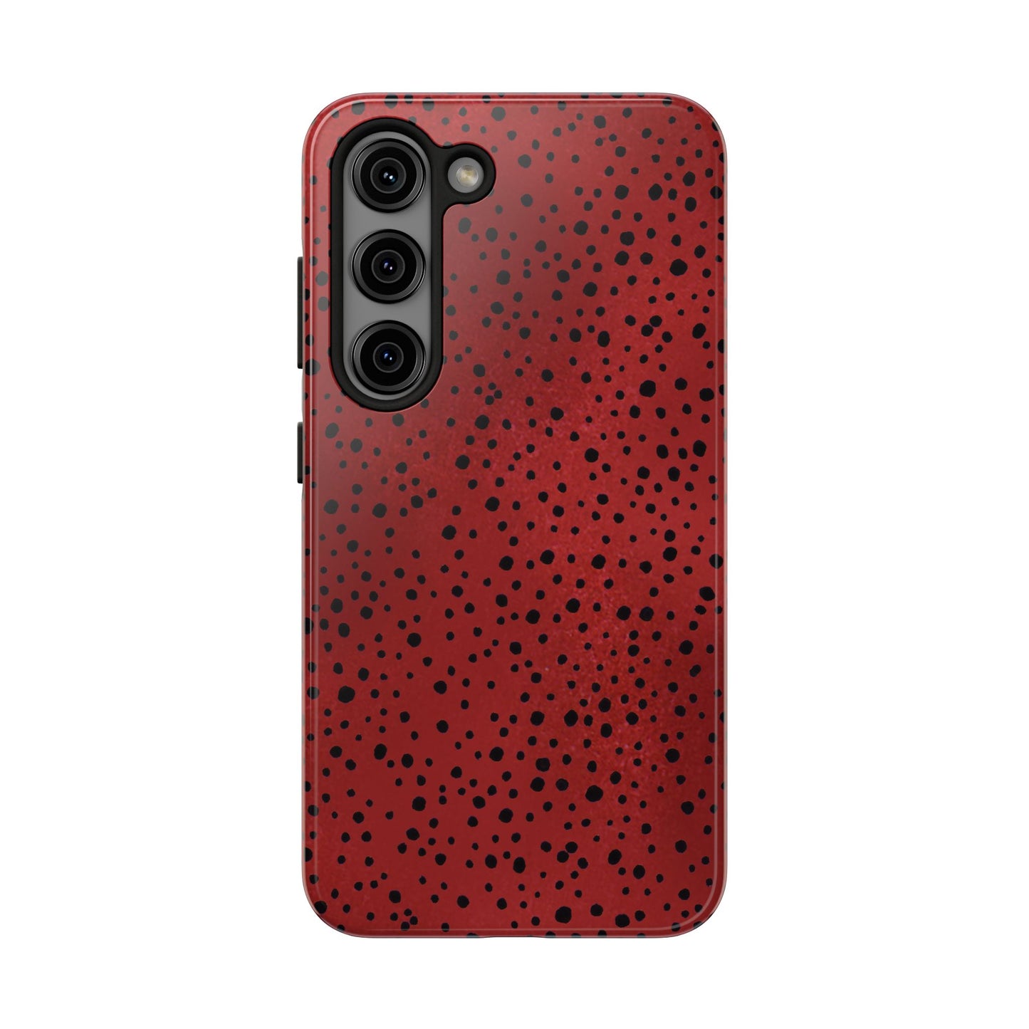 Pepper Dots Red / Black Phone Case