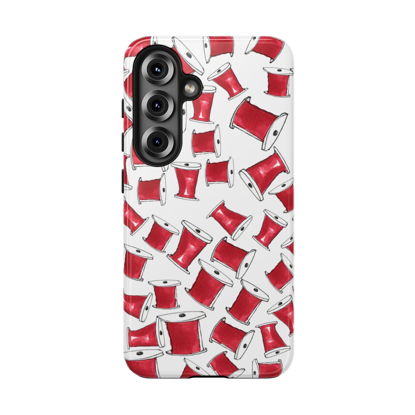 Red Thread White Phone Case