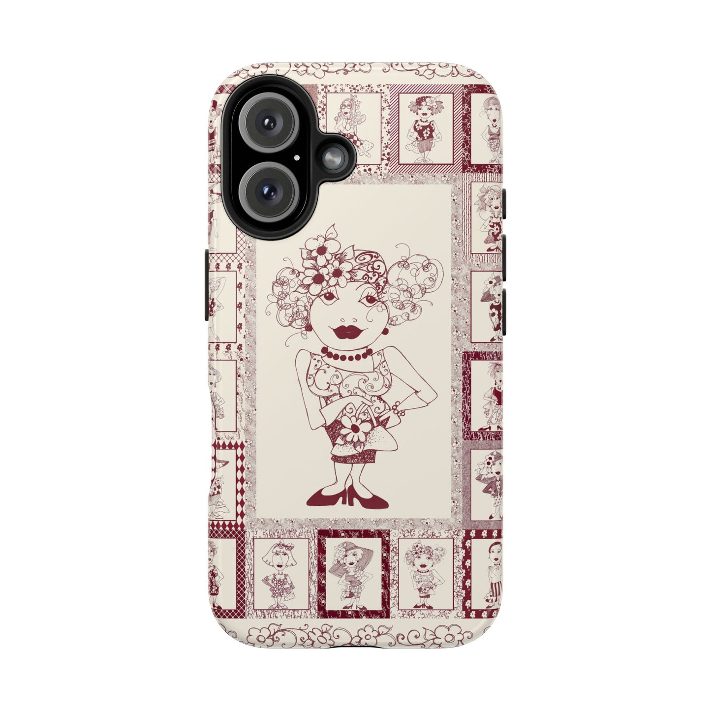 Redheads Portrait Phone Case