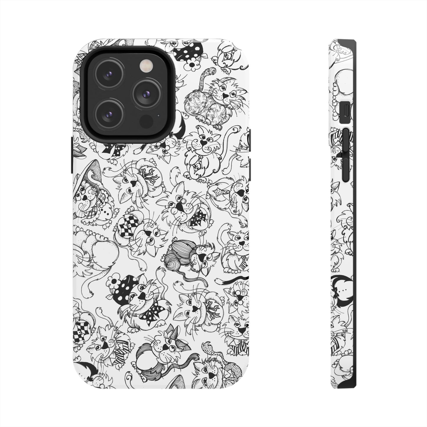 So Kitties Tossed White Phone Case