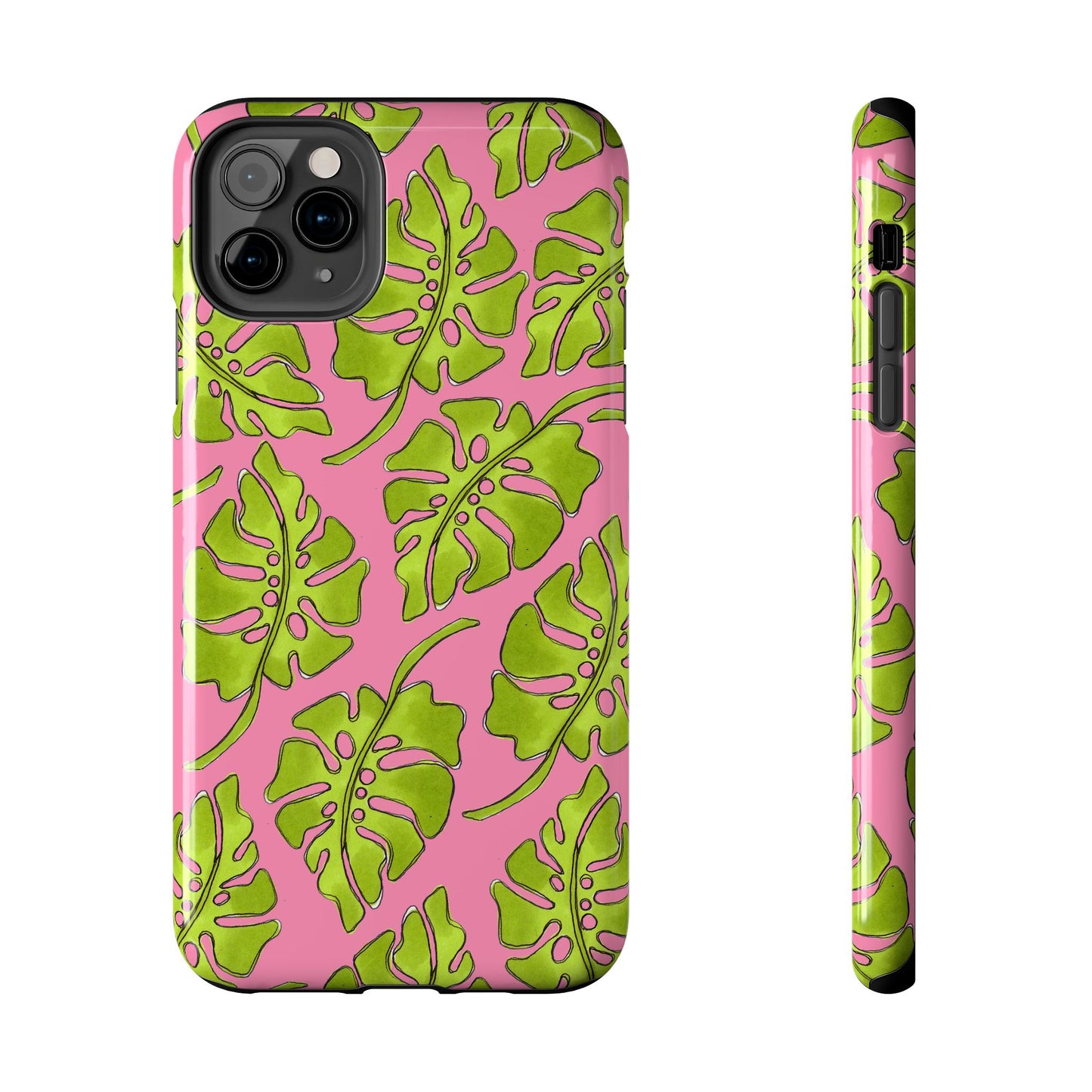 Big Leaf Pink Phone Case