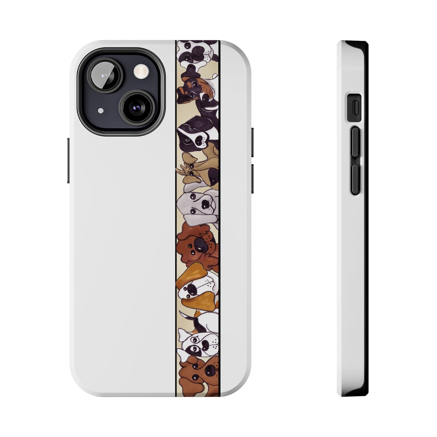 Doggie Delight Border Phone Case