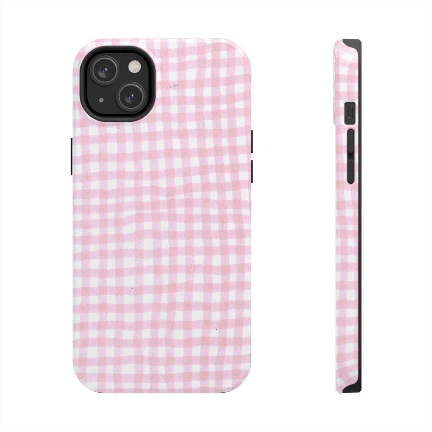 Wonky Chipper Check Pink Phone Case