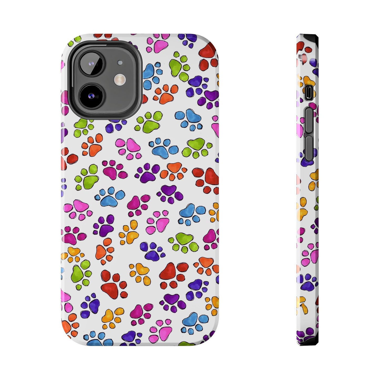 Fancy Paws White Phone Case