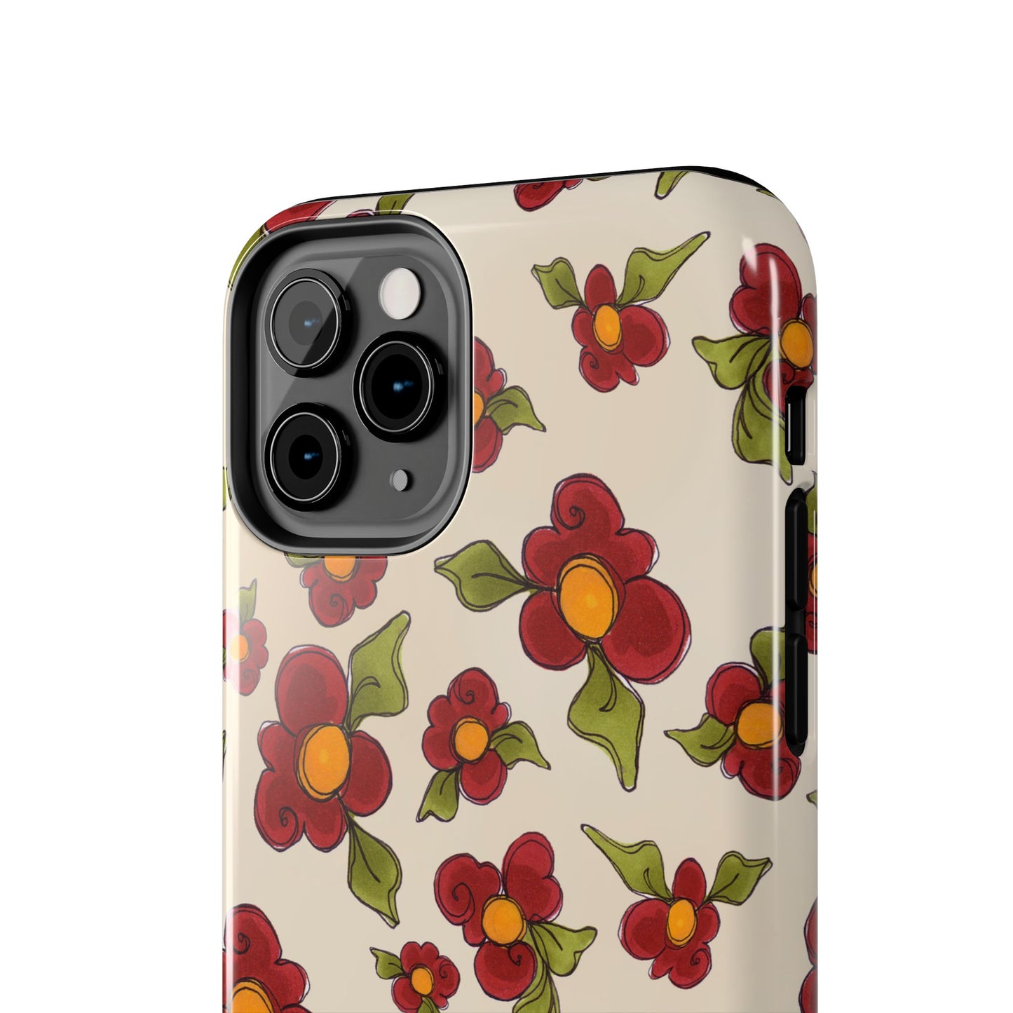 Chili Pepper Daisies Phone Case