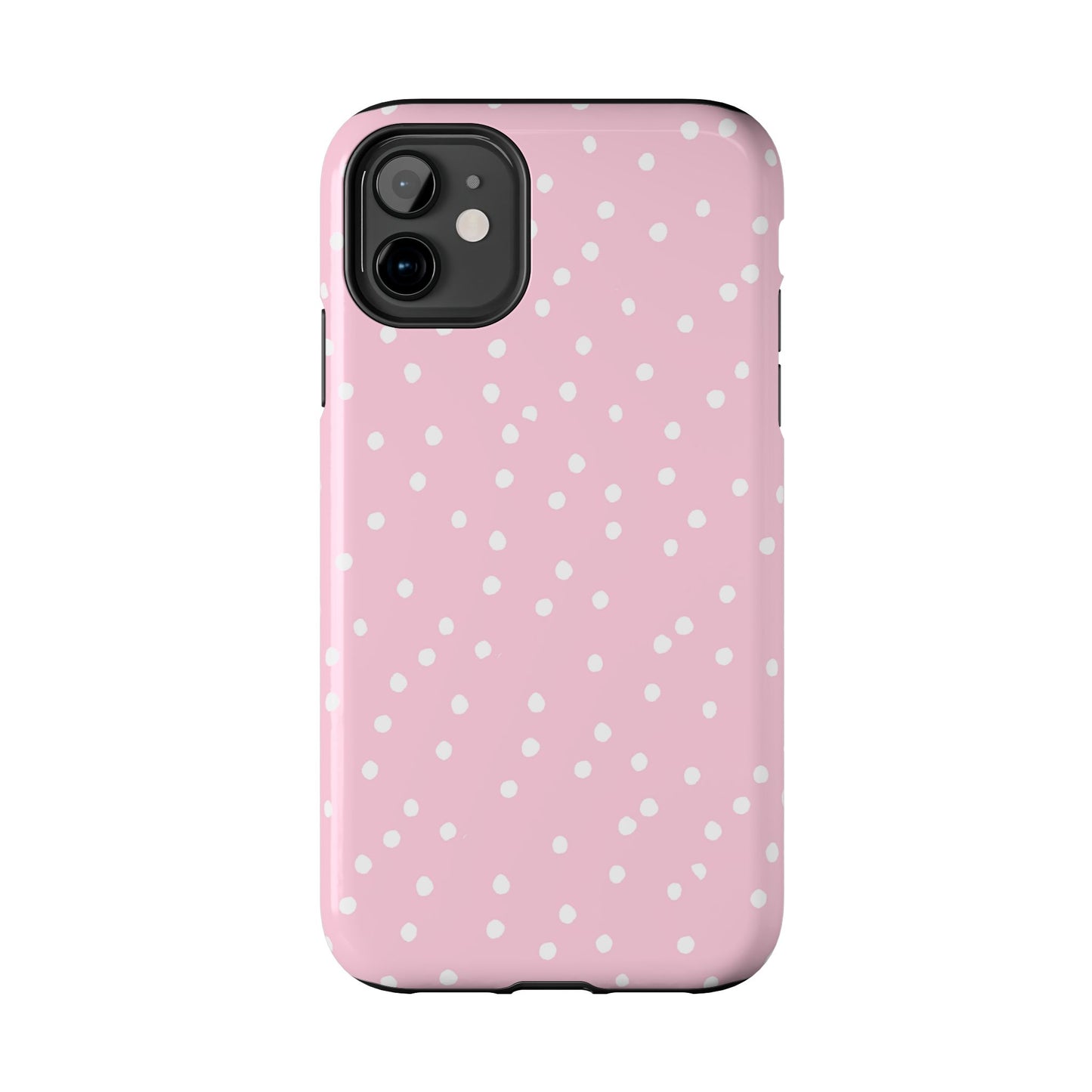 Space Dots Pink / White Phone Case