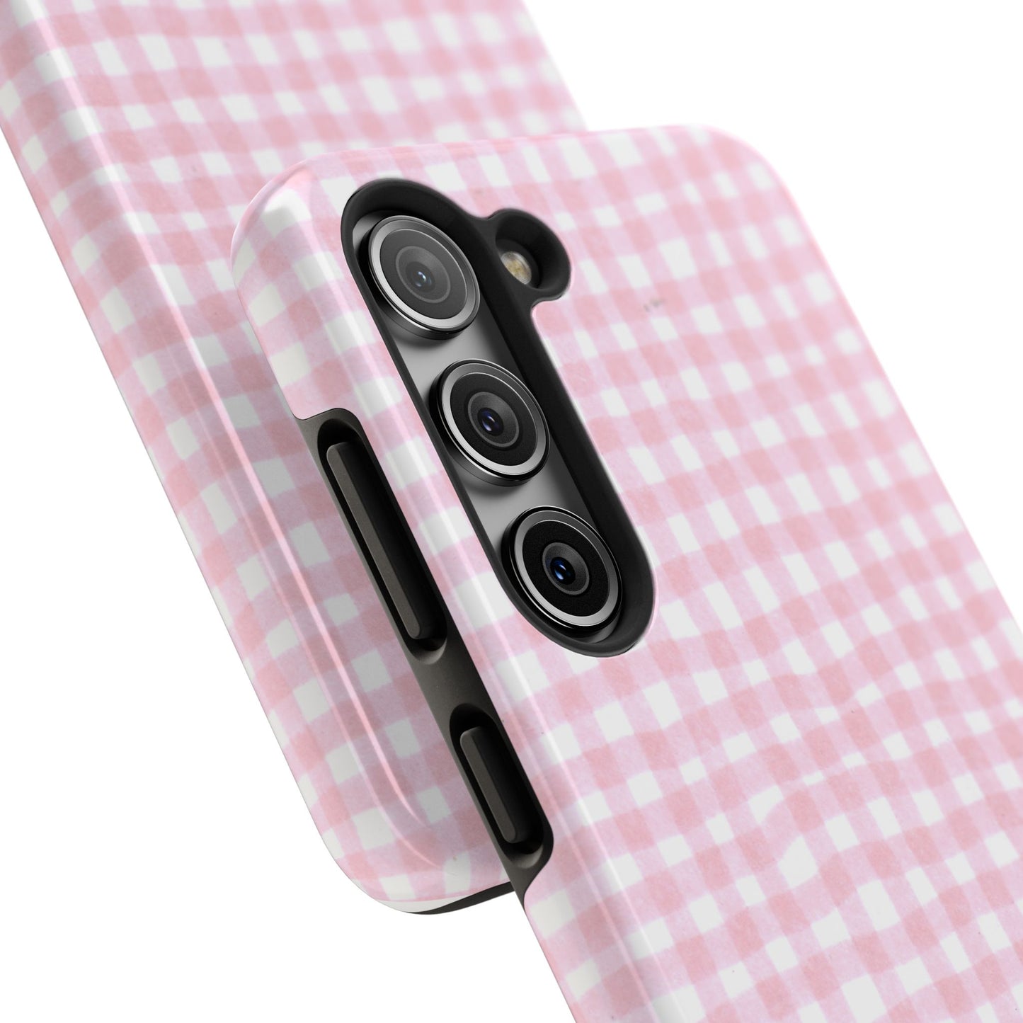 Wonky Chipper Check Pink Phone Case