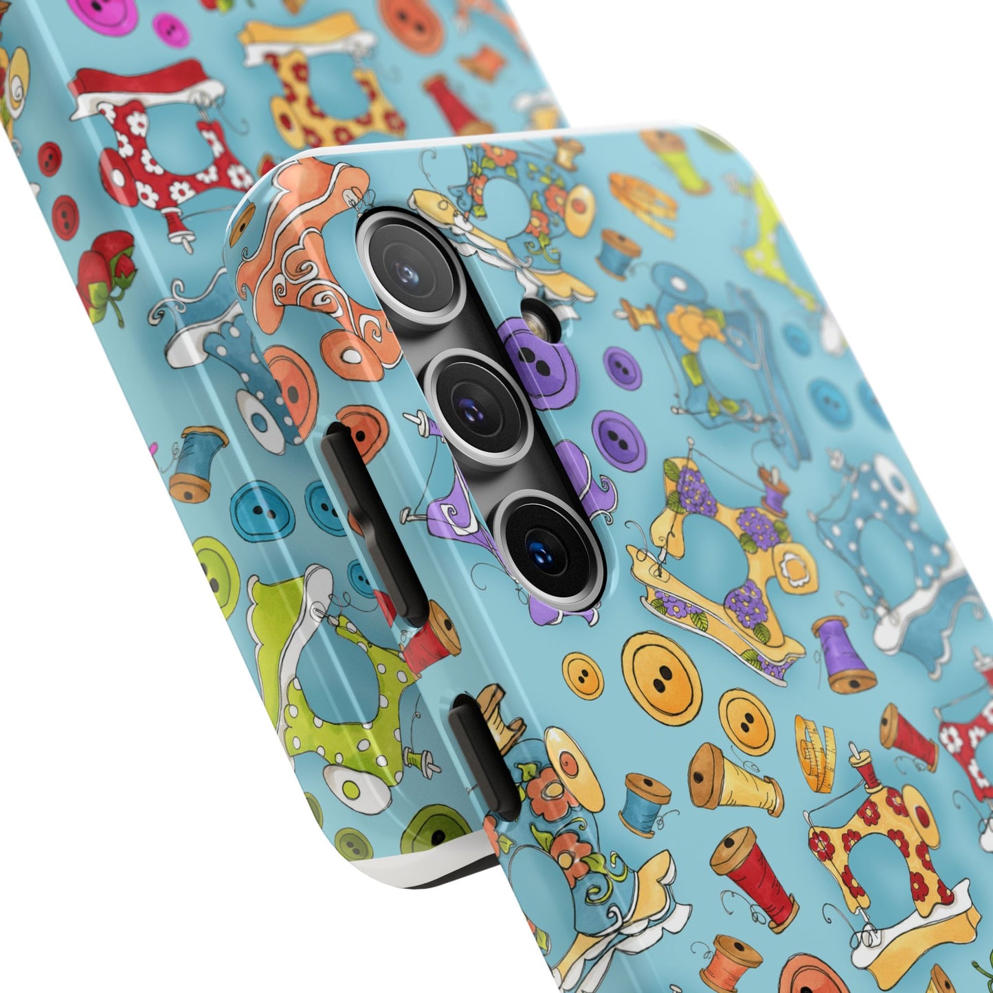 Sew Assorted Turquoise Phone Case