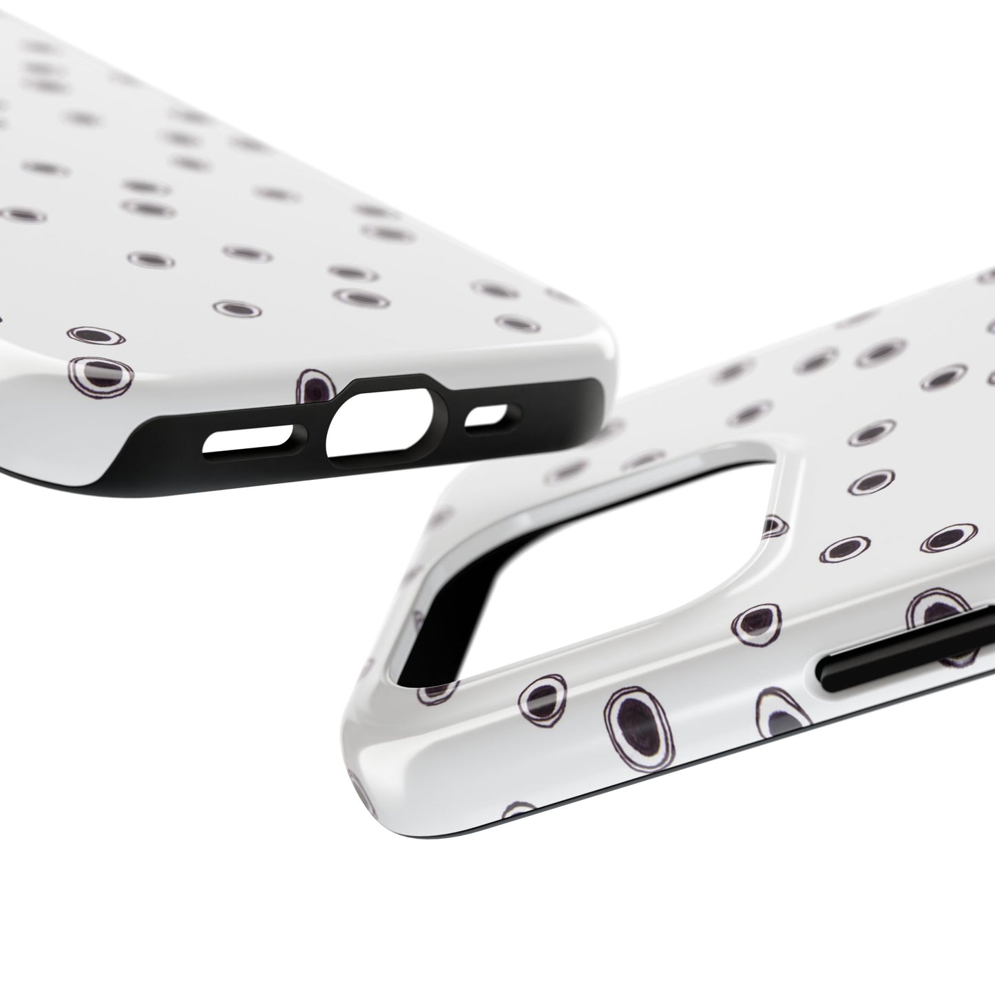 Halo Dots White Phone Case