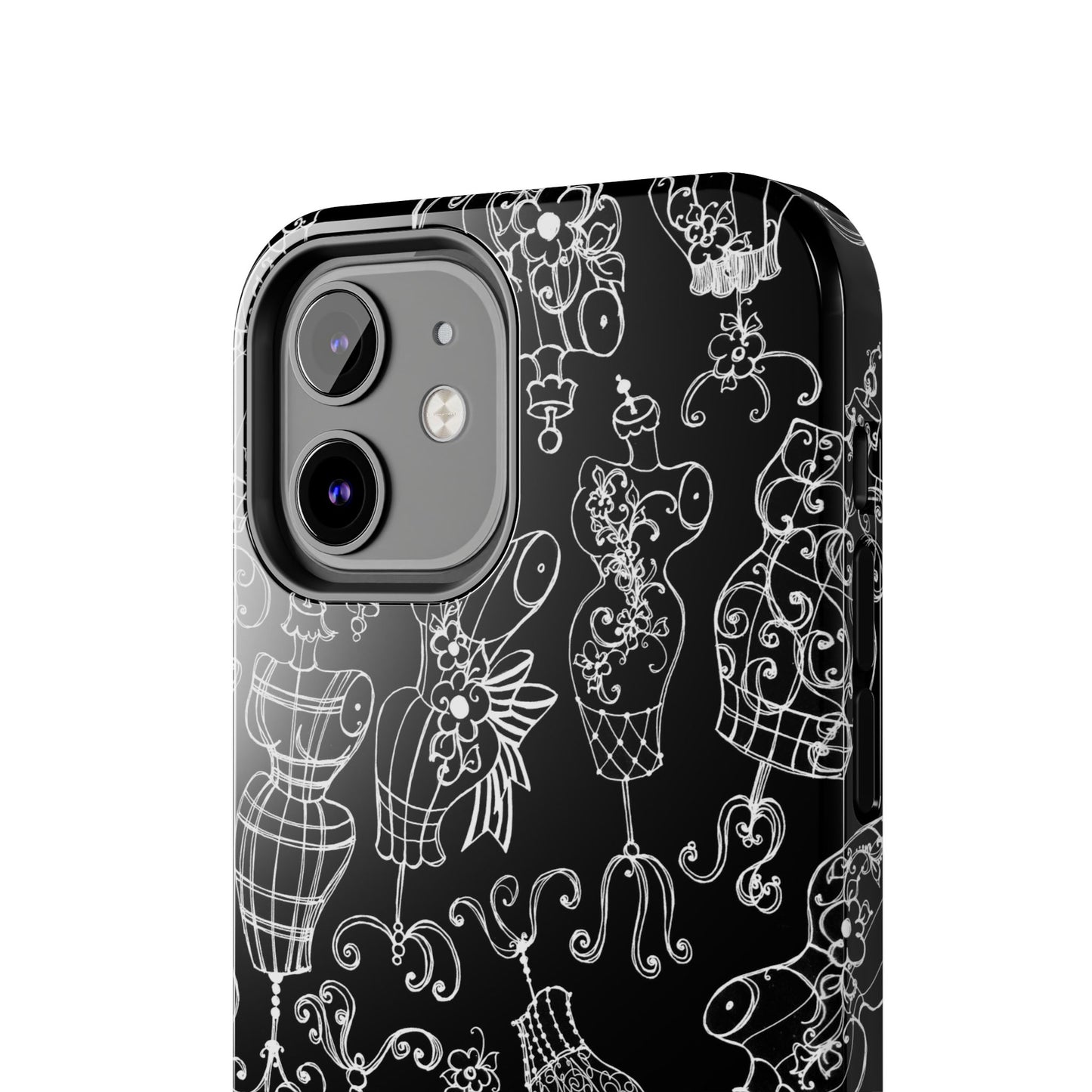 Mannequinique Black / White Phone Case