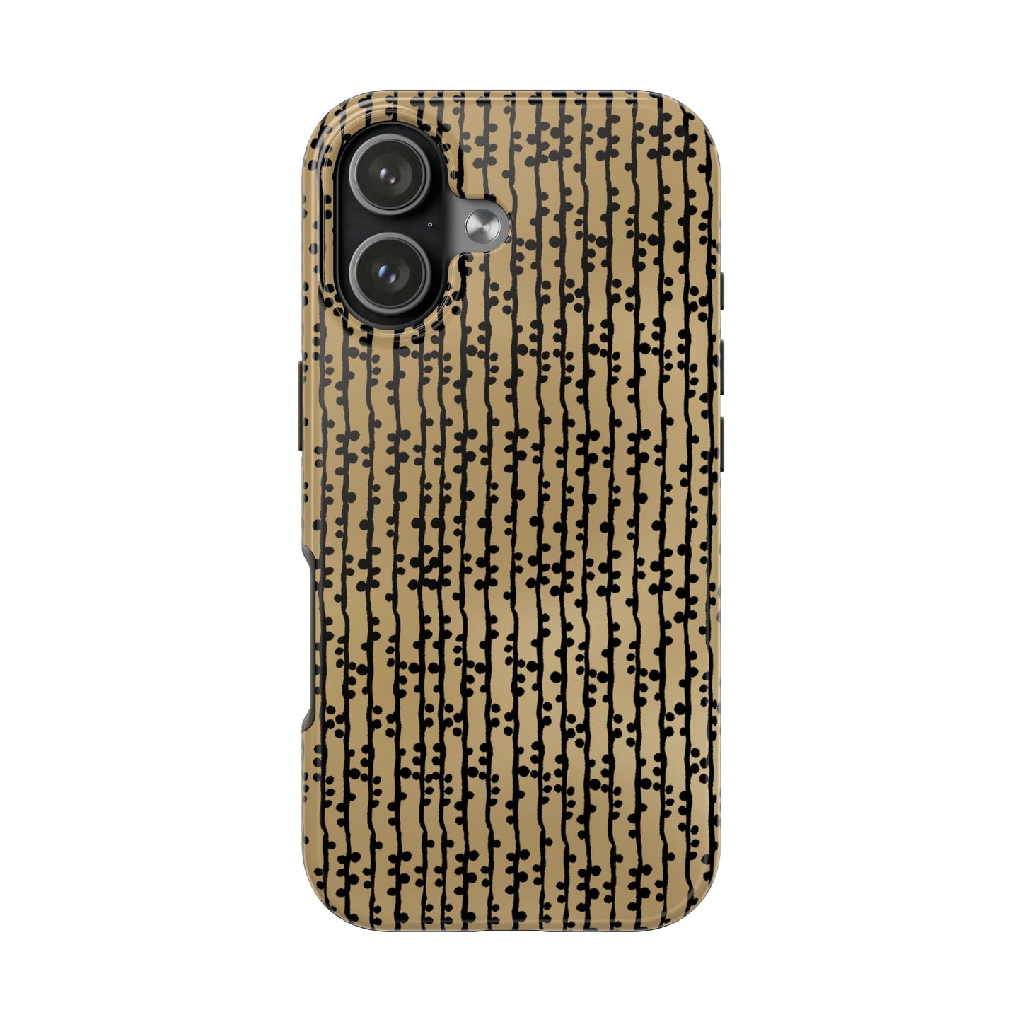 Loopy Stripe Tan Phone Case