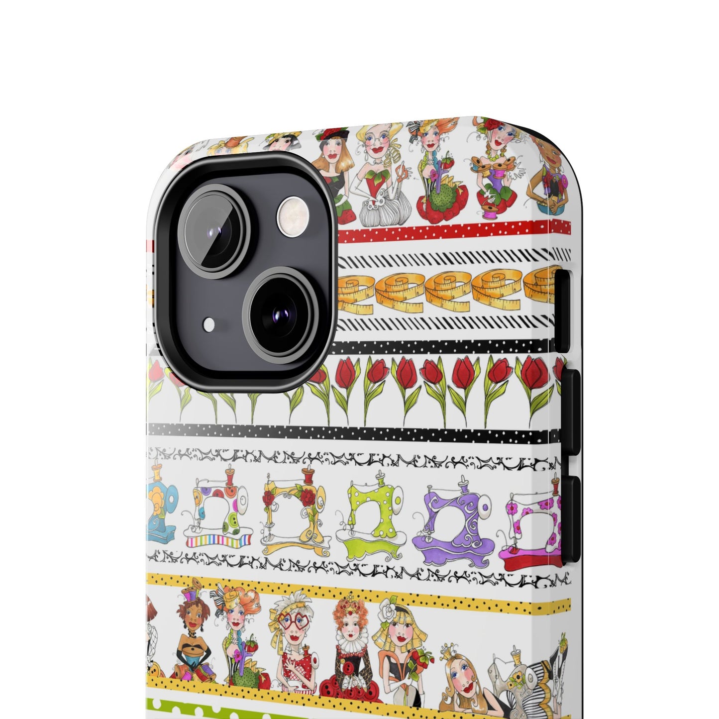 Curious Border White Phone Case